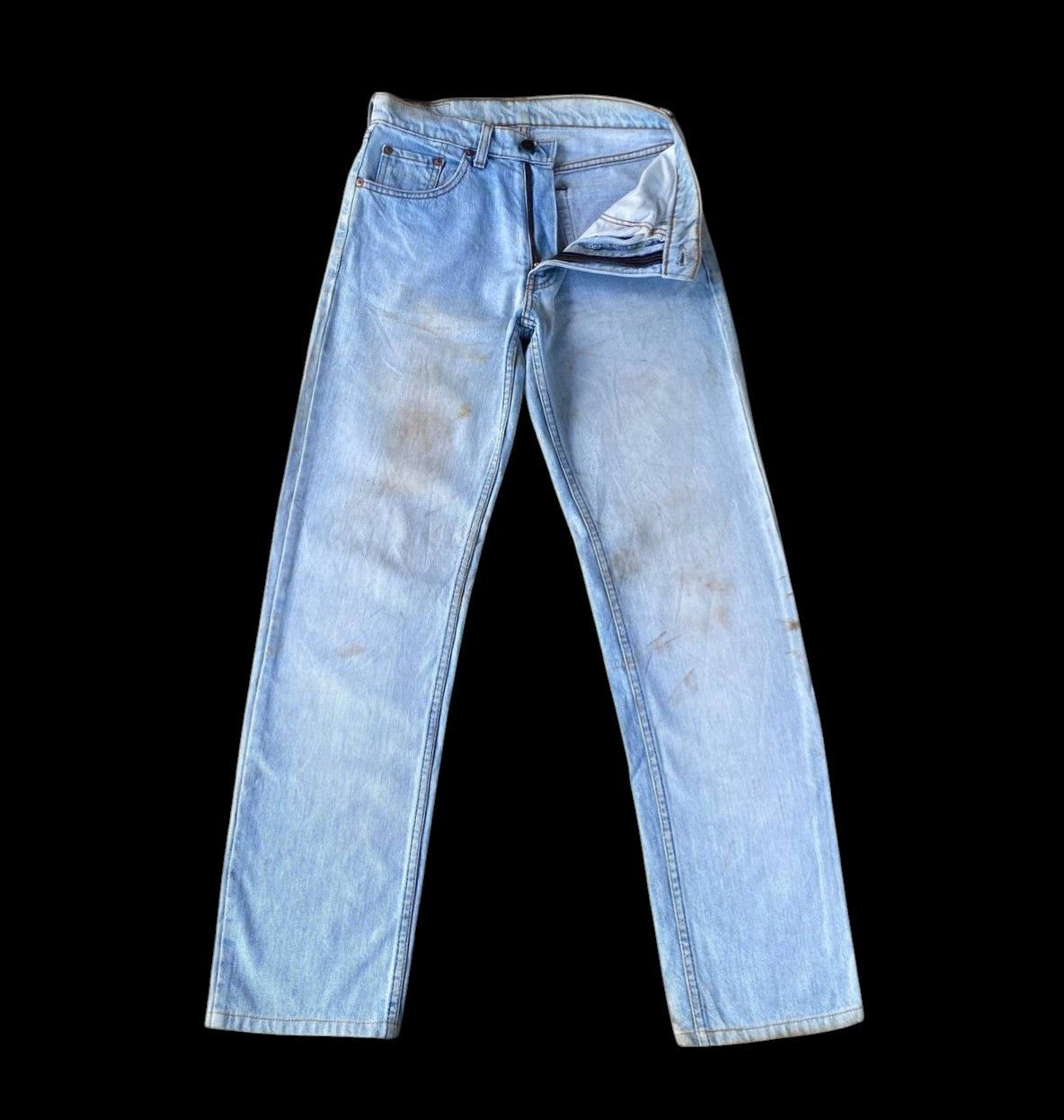 Levi's Vintage Clothing W28" VINTAGE LEVIS 503 YEAR 1989 LIGHTWASH DIRTY GRUNGE JEAN Size US 28 / EU 44 - 1 Thumbnail