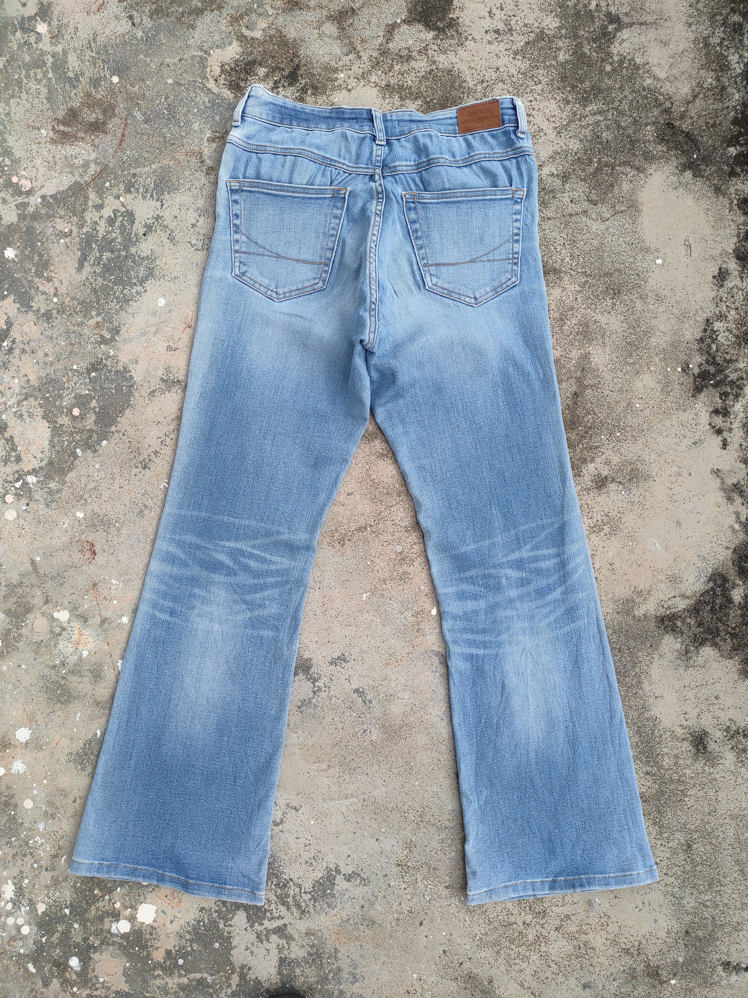 Japanese Brand × Jean × Vintage VINTAGE SOMETHING WOMAN FLARE JEANS DENIM PANTS Size US 30 / EU 46 - 4 Thumbnail