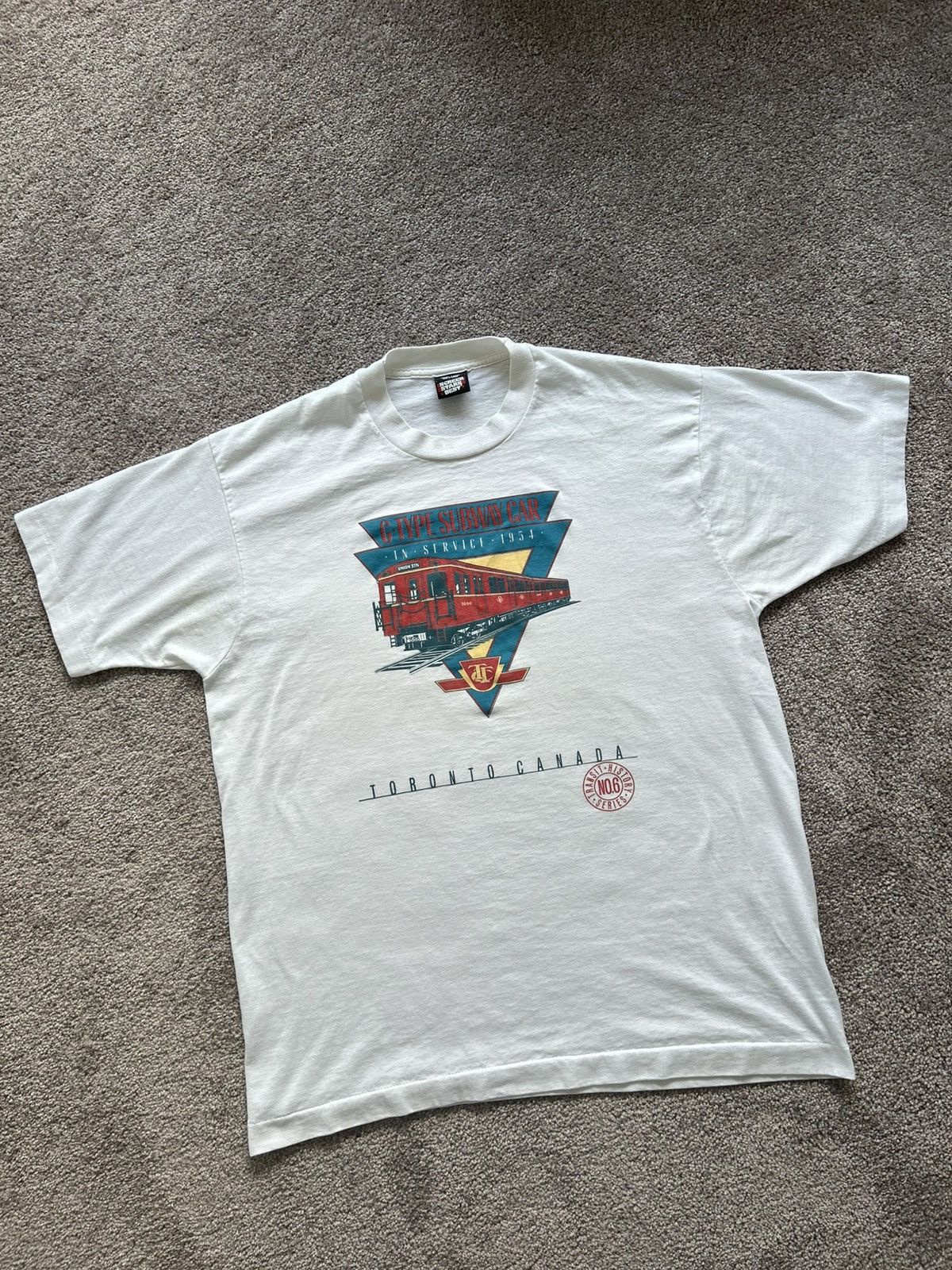 Vintage TTC Toronto Canada Subway Car Single Stitch Tee
