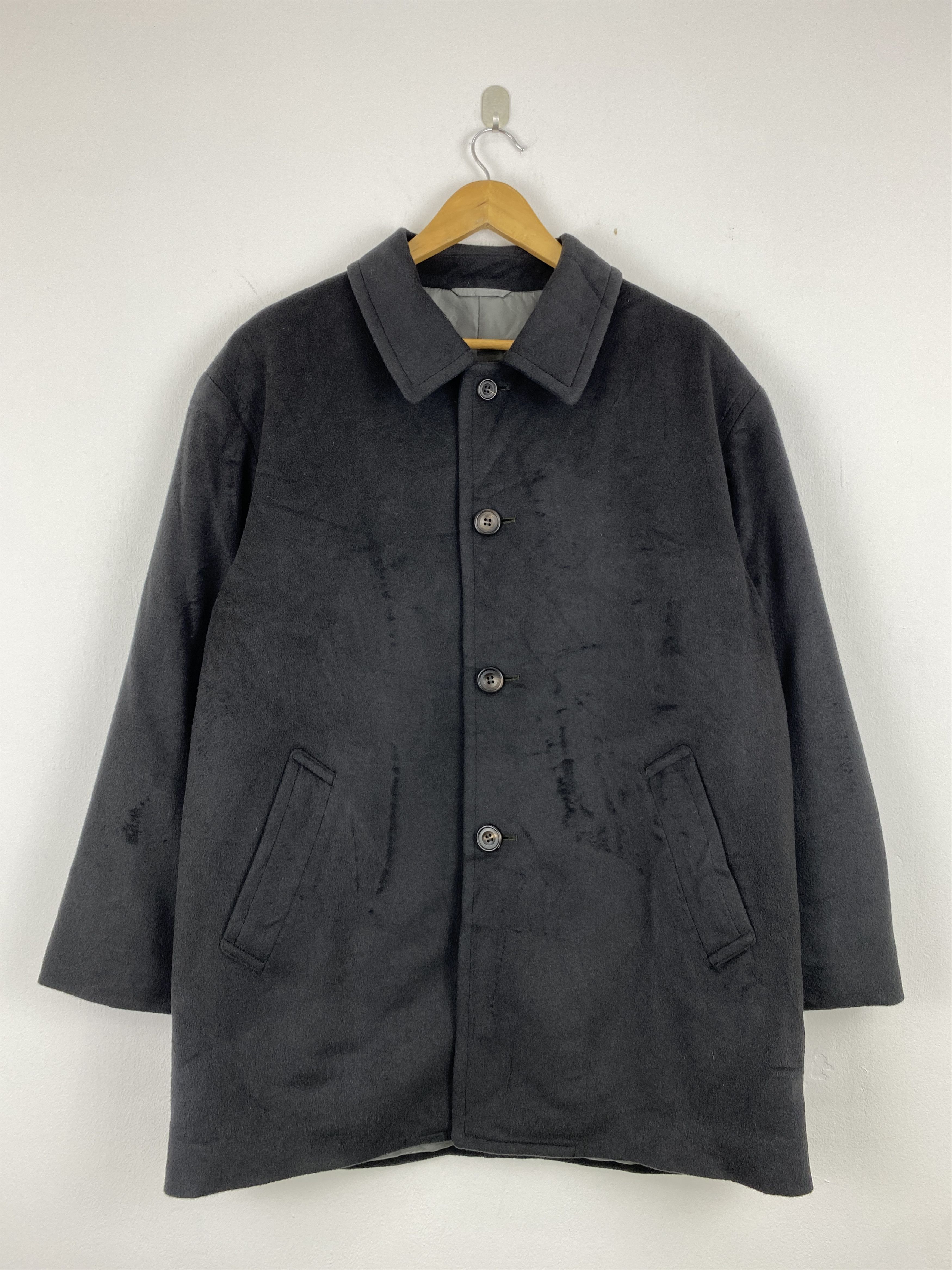 Christian Dior Monsieur Christian Dior Monsieur Button Ups Velvet Jacket Grey JZ0008 Size US M / EU 48-50 / 2 - 1 Thumbnail