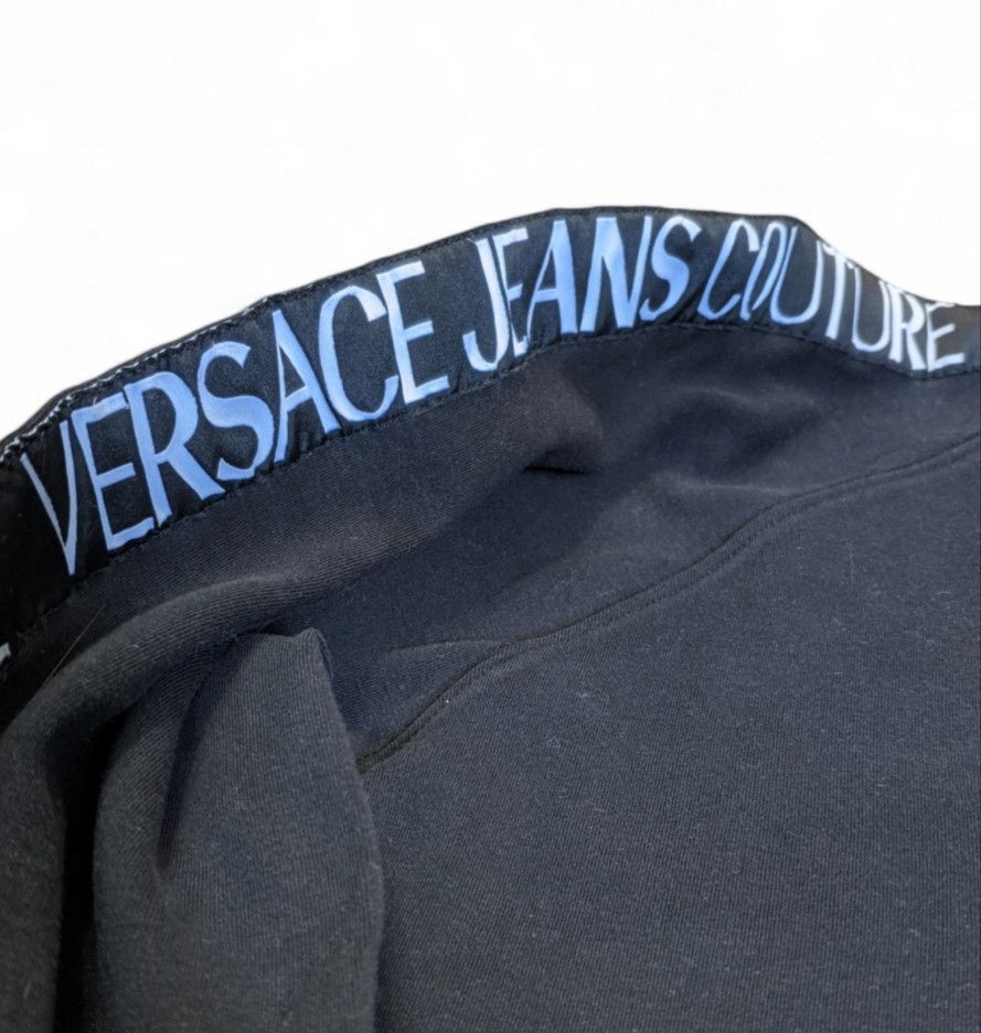 Versace Jeans Couture VJC VERSACE Side Stripe Logo Crew Neck Sweatshirt Size US M / EU 48-50 / 2 - 13 Thumbnail