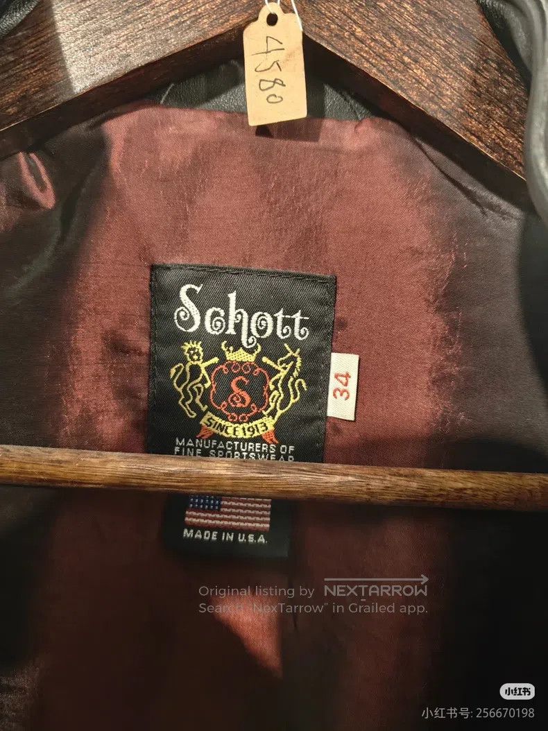 Schott Schott U.S. 641 leather jacket Size US XXS / EU 40 - 3 Thumbnail