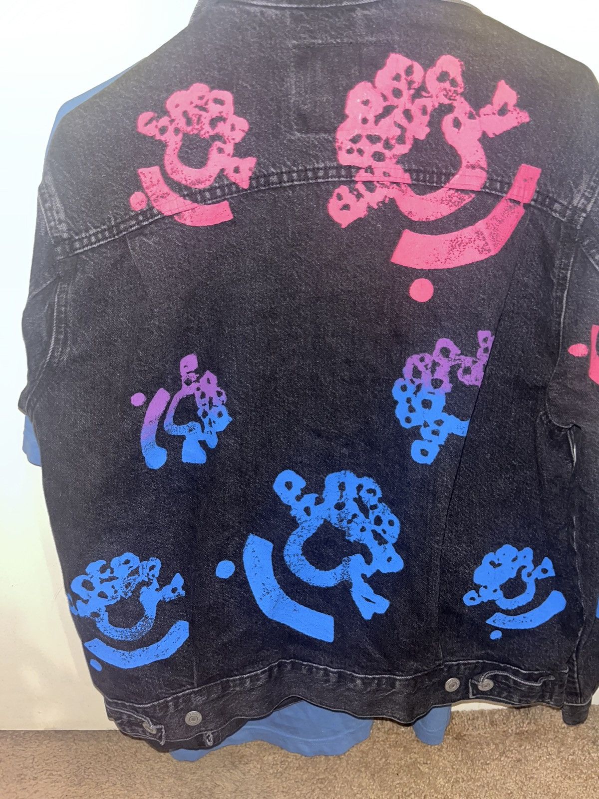 (B).Stroy × DENIM TEARS Denim jacket Size US M / EU 48-50 / 2 - 7 Thumbnail