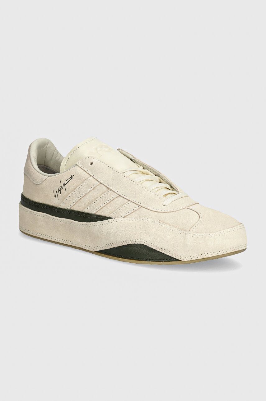 Y-3 × Yohji Yamamoto o1s22i1n0125 Gazelle Low-Top Sneakers in Beige Size US 7 / EU 40 - 5 Thumbnail