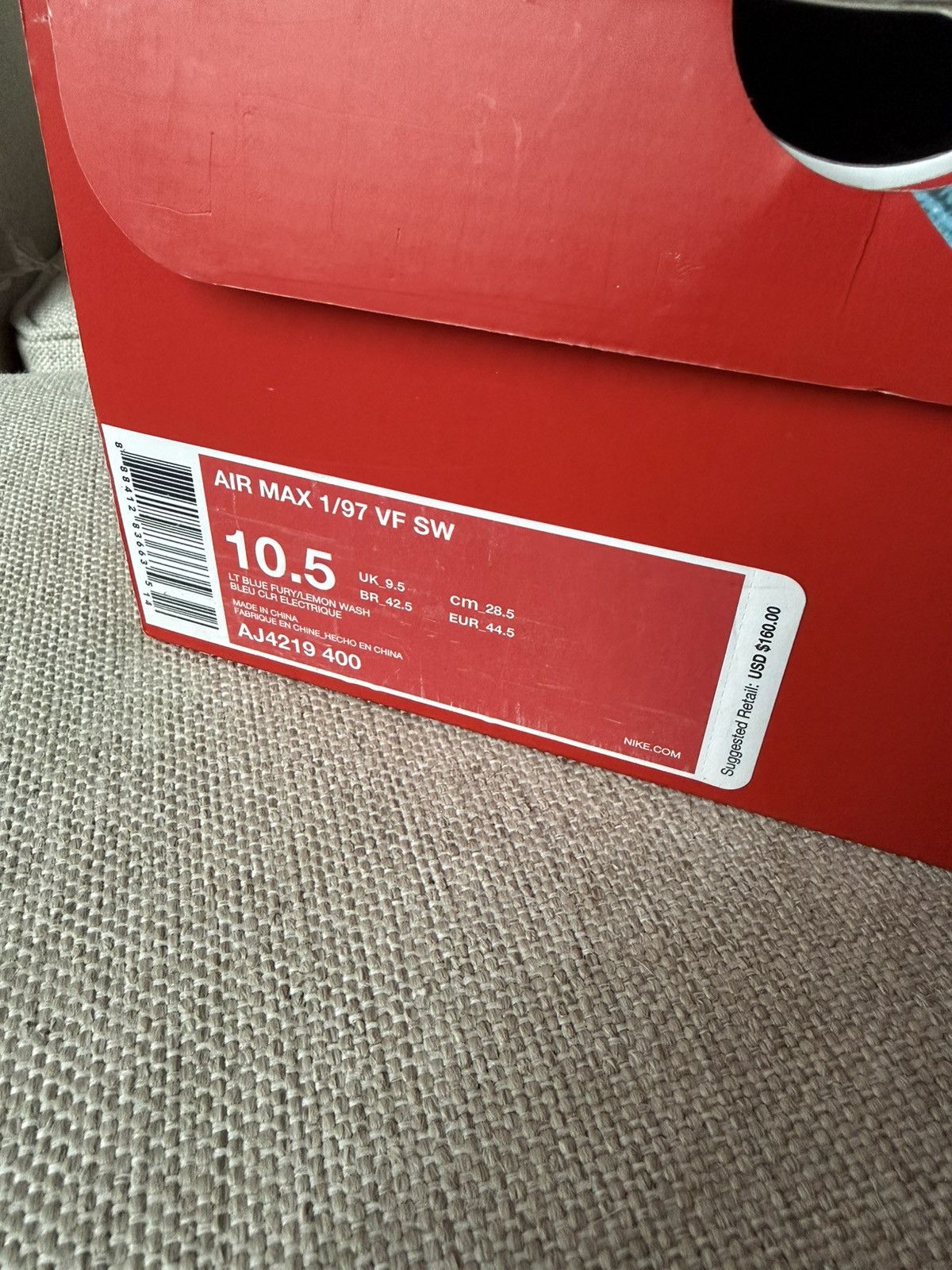Nike Nike Air Max 1/97 Sean Wotherspoon Size 10.5 VNDS Size US 10.5 / EU 43-44 - 12 Thumbnail