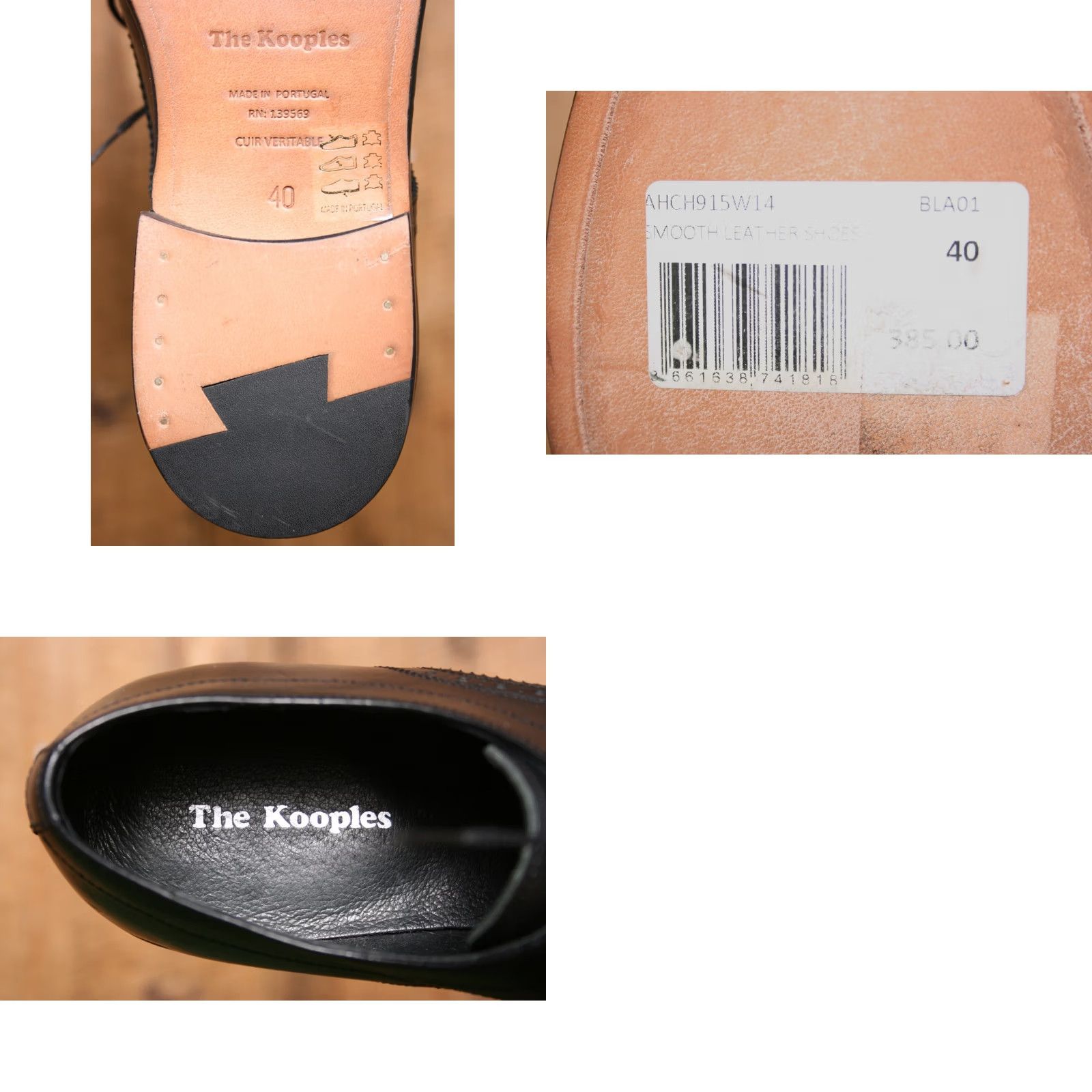 The Kooples VINTAGE The Kooples Black Leather Derby Shoes Cap Toe Mens 7-7.5 40 Leather Derby Shoes Men Black 40US 7-7.5 US 7-7.5 Mens Shoes Derby Cap Toe Size ONE SIZE - 8 Thumbnail