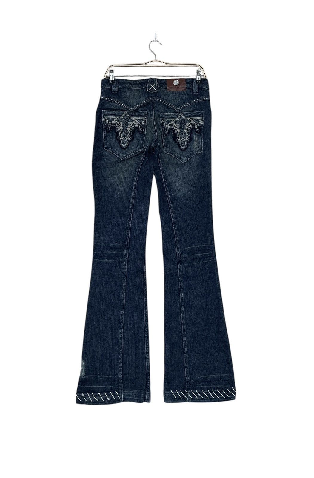 Antik Denim × Vintage Vintage Brand Antik Denim Flared Jeans 1990s Size US 27 - 2 Thumbnail