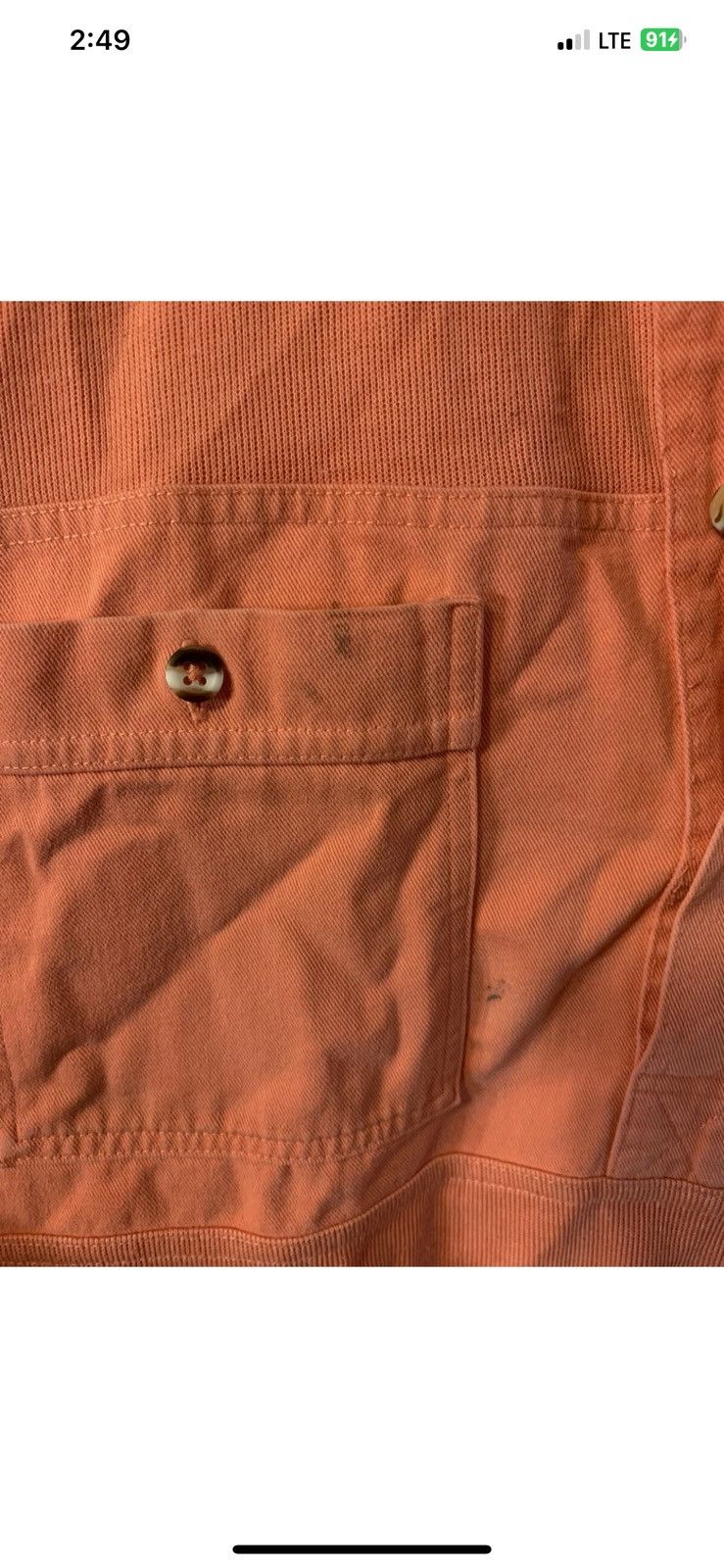 Norm Thompson Vtg Norm Thompson mens sz XL orange button shirt polo Size US XL / EU 56 / 4 - 6 Thumbnail