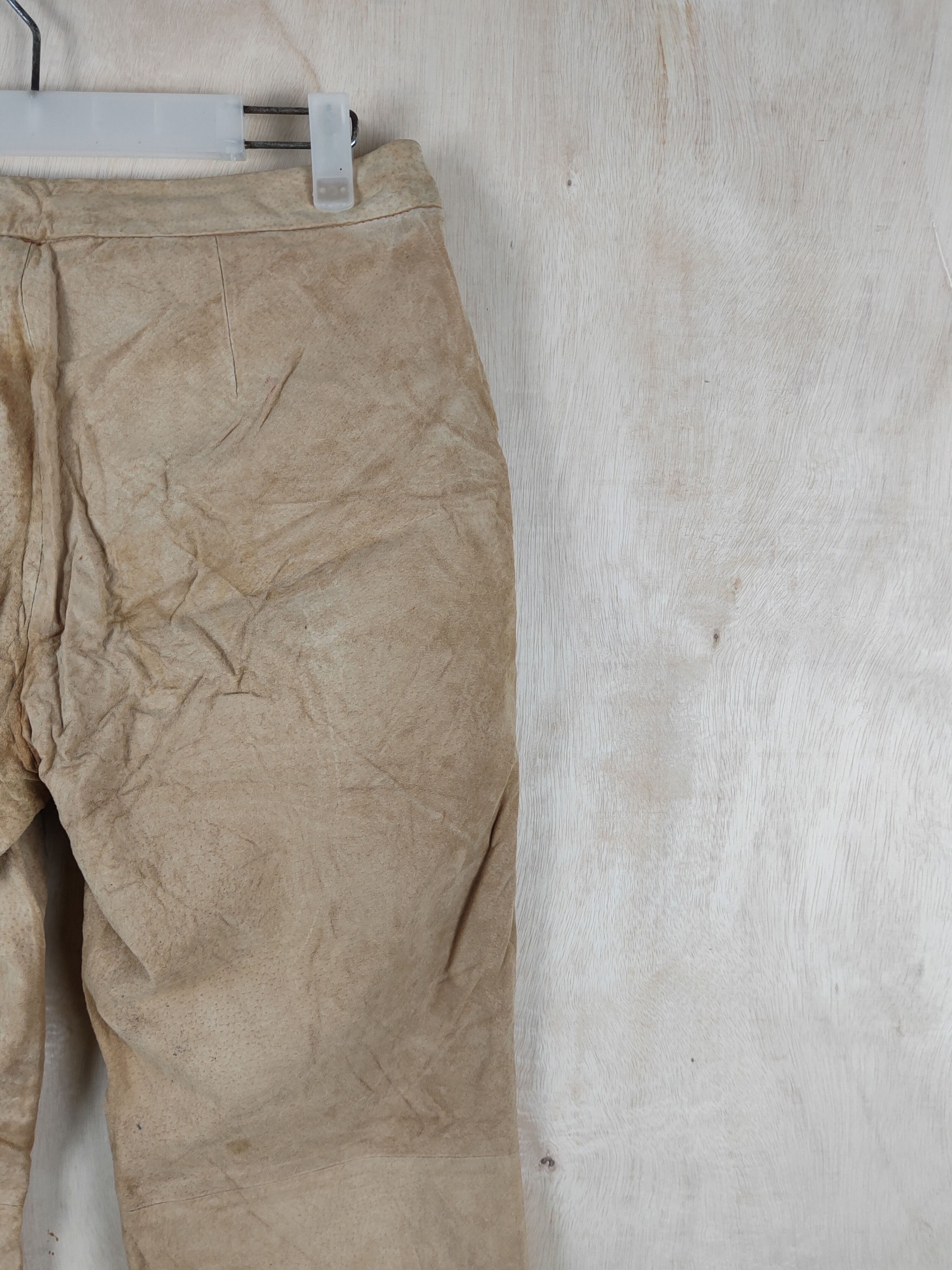Leather Chadwick's Brown Multipocket Leather Pants #S2540 Size 28" / US 6 / IT 42 - 10 Thumbnail