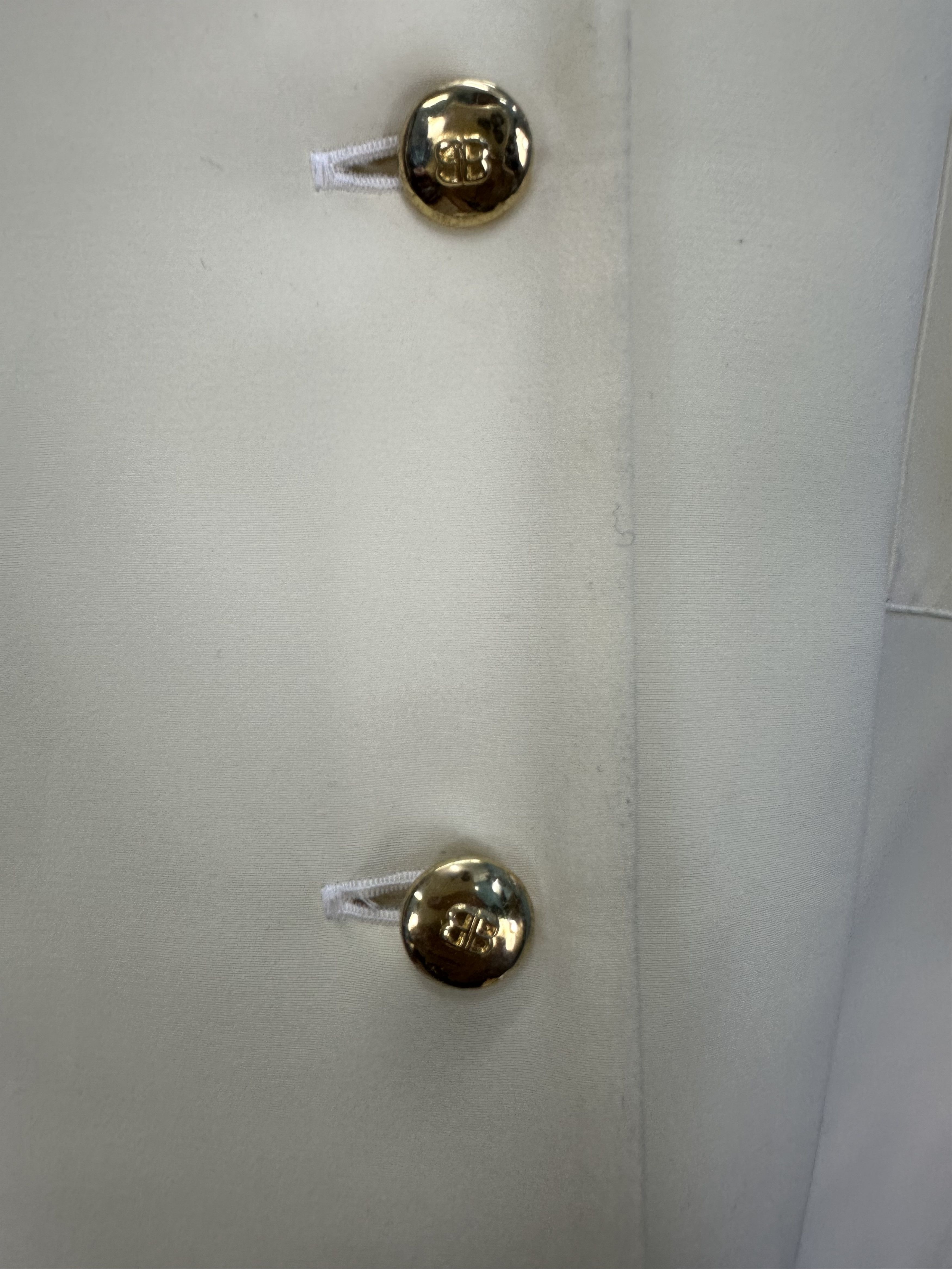 Balenciaga Vintage Balenciaga Polyster Button Shirt VT01 Size S / US 4 / IT 40 - 6 Thumbnail