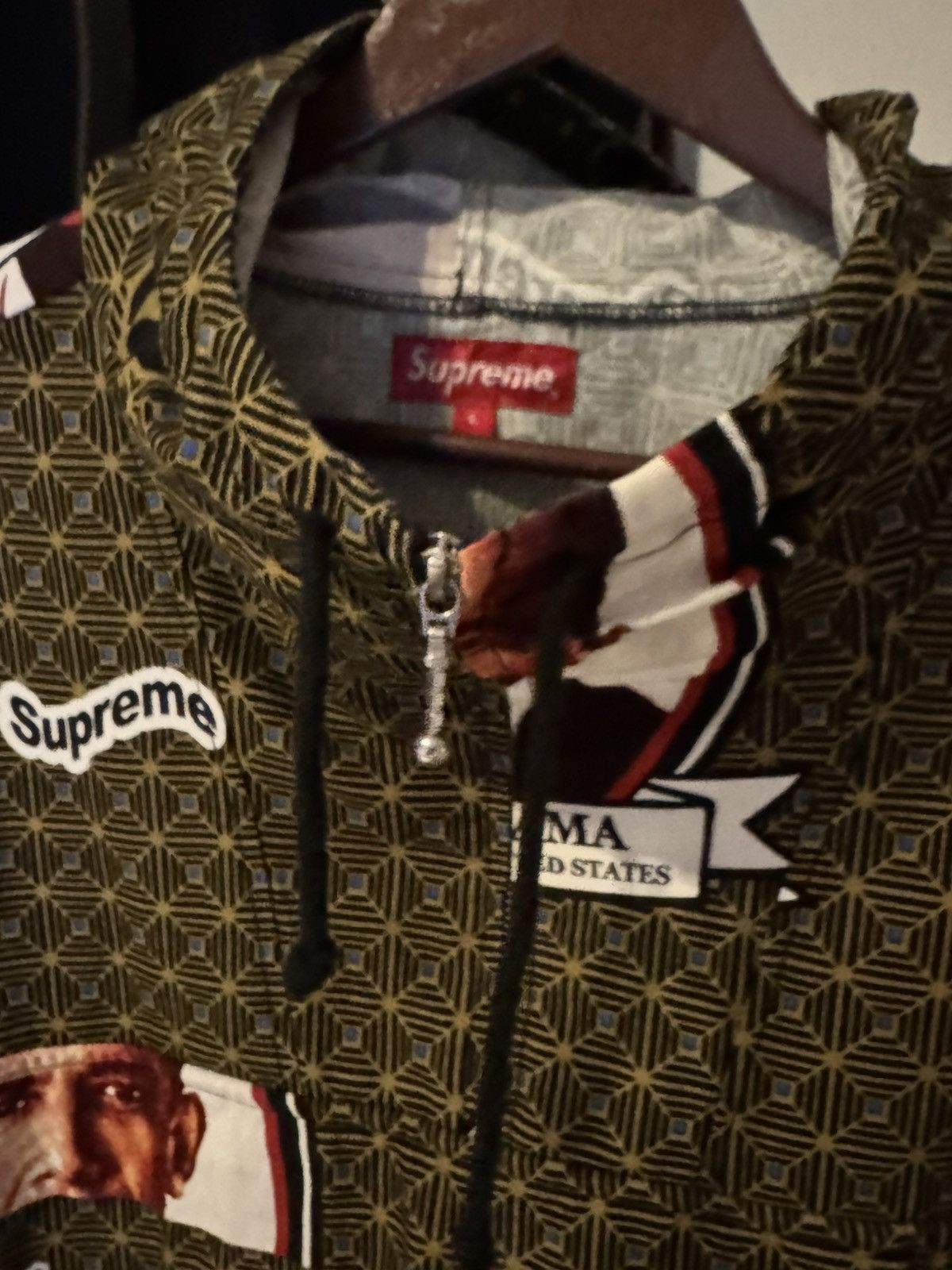 Supreme Supreme Obama Anorak Green Size US L / EU 52-54 / 3 - 4 Thumbnail