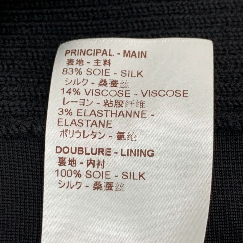 Louis Vuitton Louis Vuitton Black pleated off-the-shoulder silk long-sle Size XS / US 0-2 / IT 36-38 - 8 Thumbnail