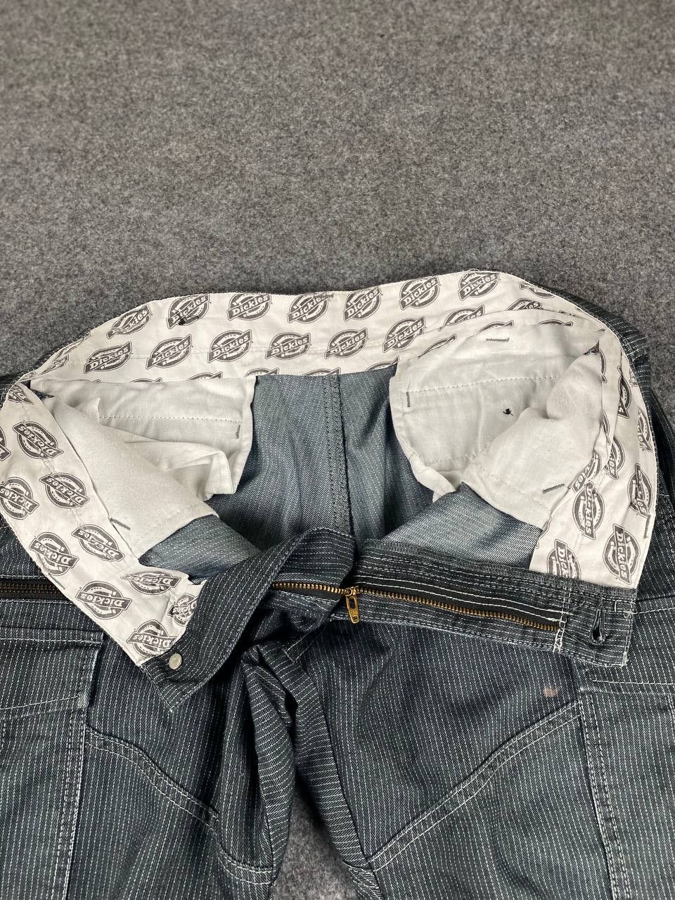 Dickies dickies hickory stripe cargo pants distressed Size US 35 - 15 Thumbnail