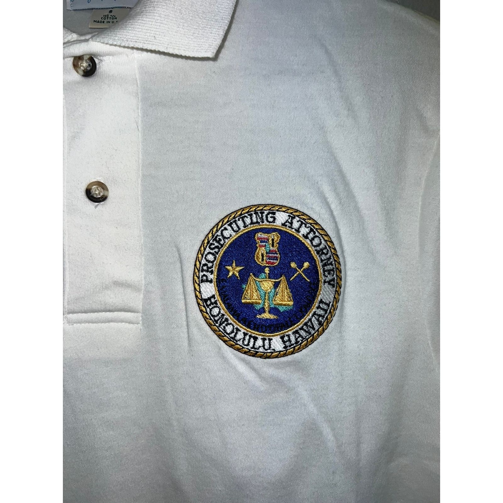 Vintage Vintage Hawaii Government Polo Shirt Prosecuting Attorney S Size US S / EU 44-46 / 1 - 3 Thumbnail