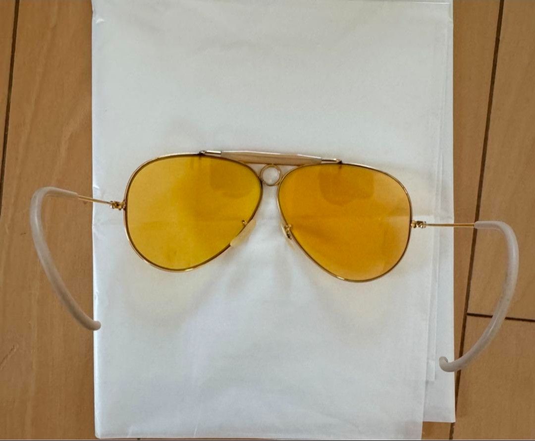 Bausch & Lomb × RayBan Rayban Bausch&Lomb Shooter Aviator Ambermatic Sunglasses Size ONE SIZE - 13 Thumbnail