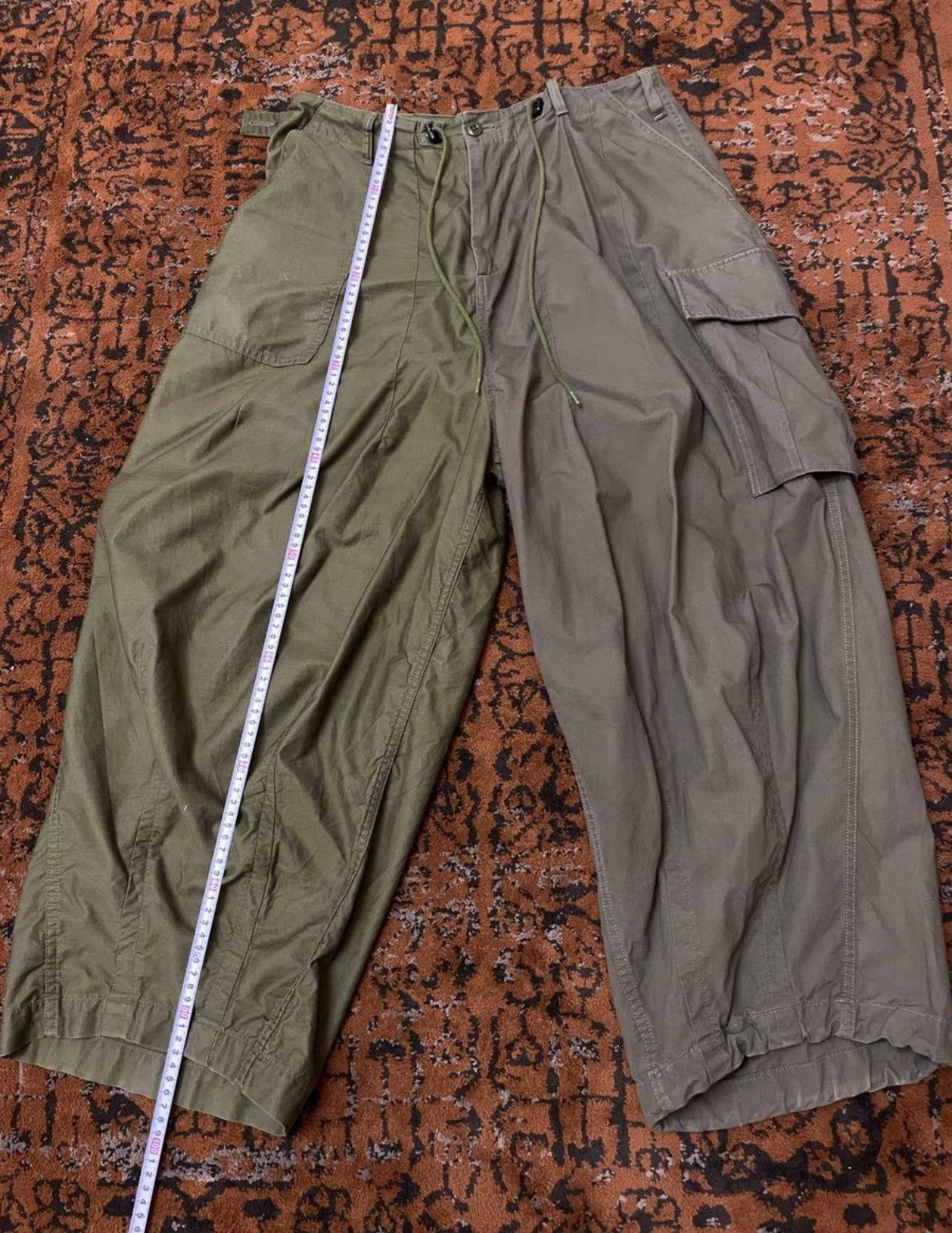 Needles Needles H.D. PANT BDU Military Green Work Pants Size US 33 - 1 Thumbnail