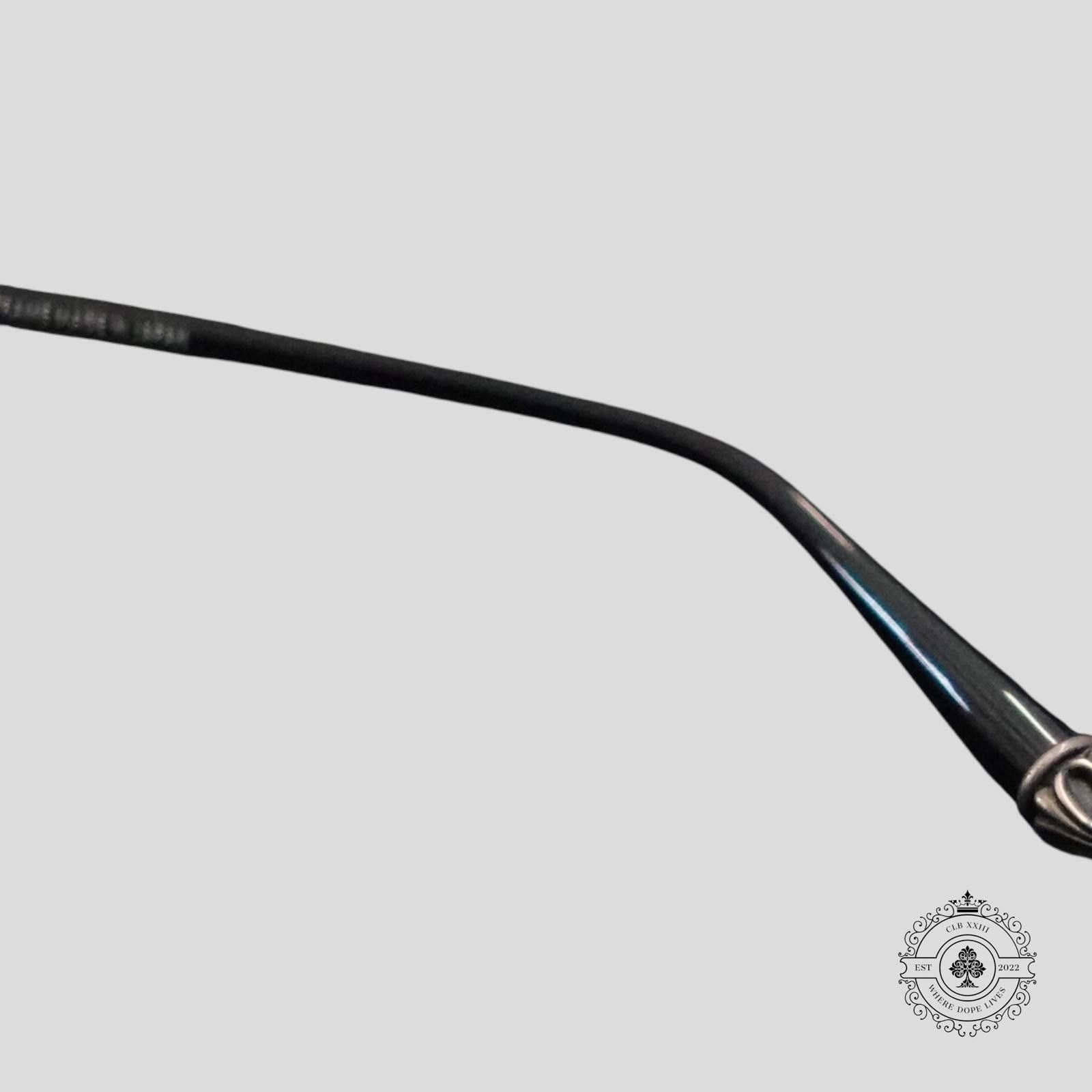 Chrome Hearts Chrome Hearts Big Ricky II-A Glasses in Black/Silver Size ONE SIZE - 7 Thumbnail