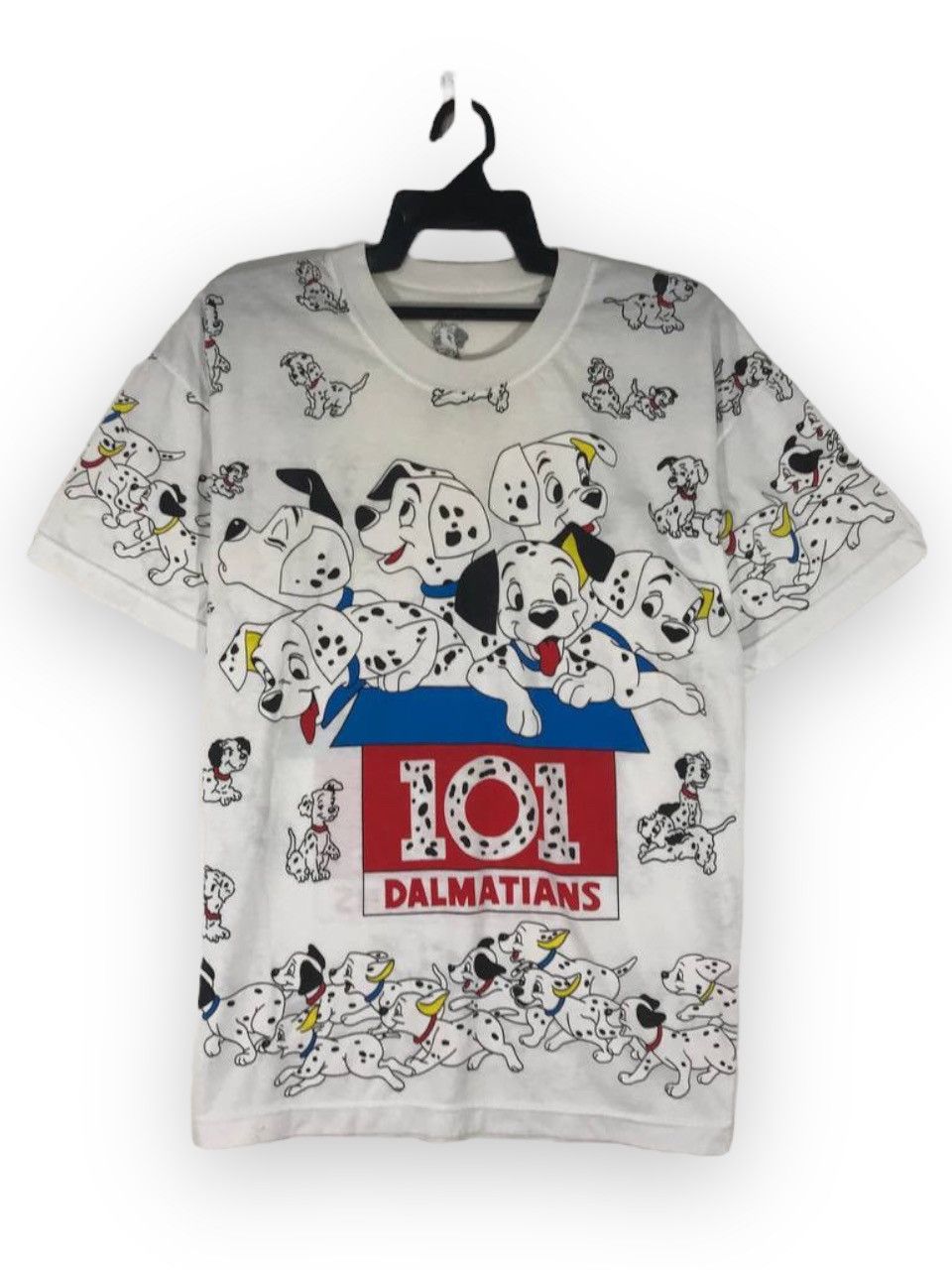 image of Disney x Vintage 101 Dalmatians in White, Men's (Size Large)
