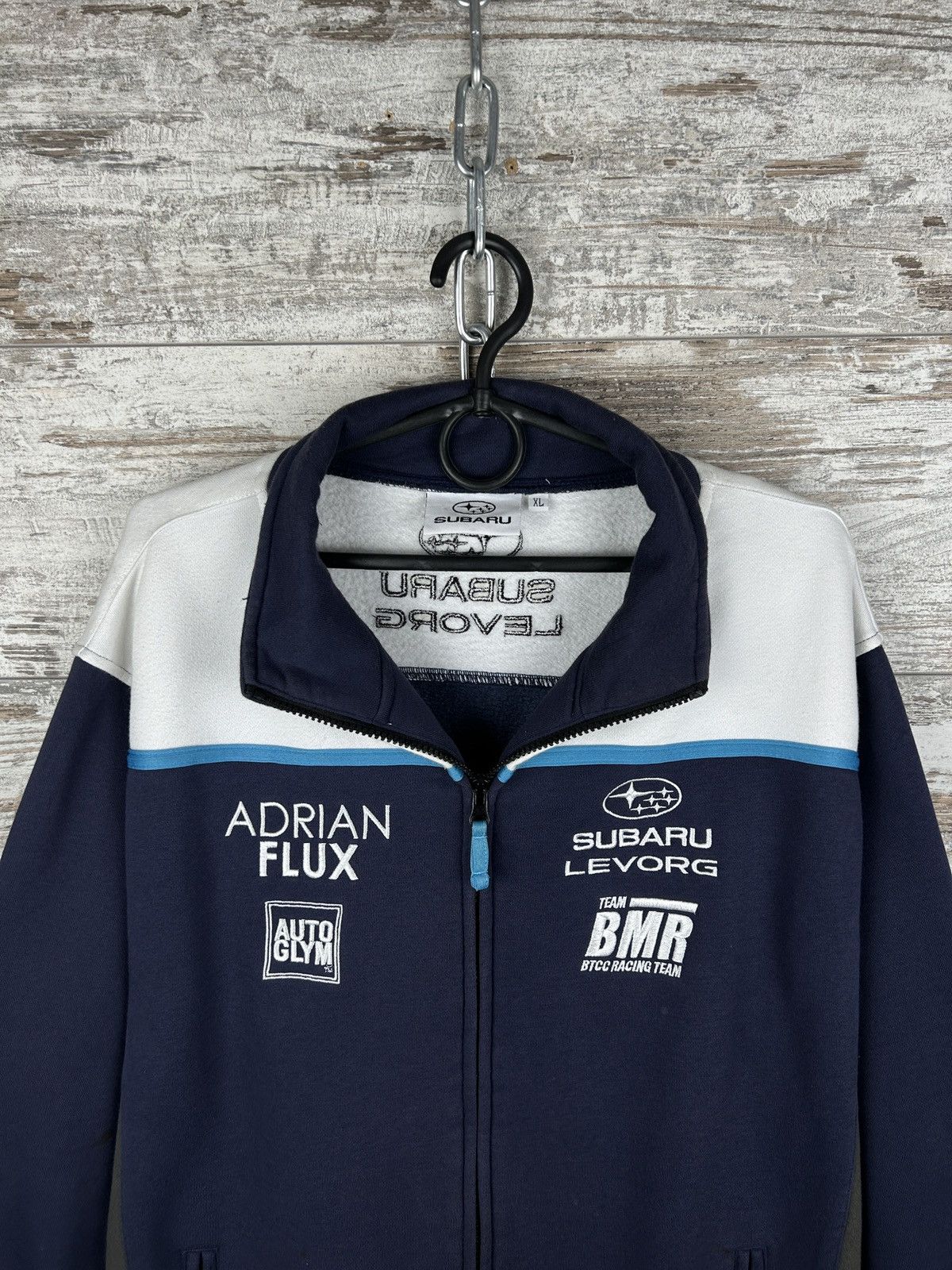 Vintage Mens Vintage Subaru zip sweatshirt racing levorg y2k rare Size US XL / EU 56 / 4 - 2 Thumbnail
