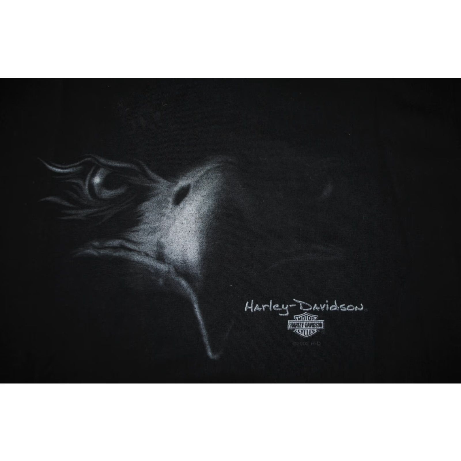 Harley Davidson VINTAGE Harley-Davidson T-shirt EAGLE Baltimore Maryland Black Mens Large Size US L / EU 52-54 / 3 - 3 Thumbnail