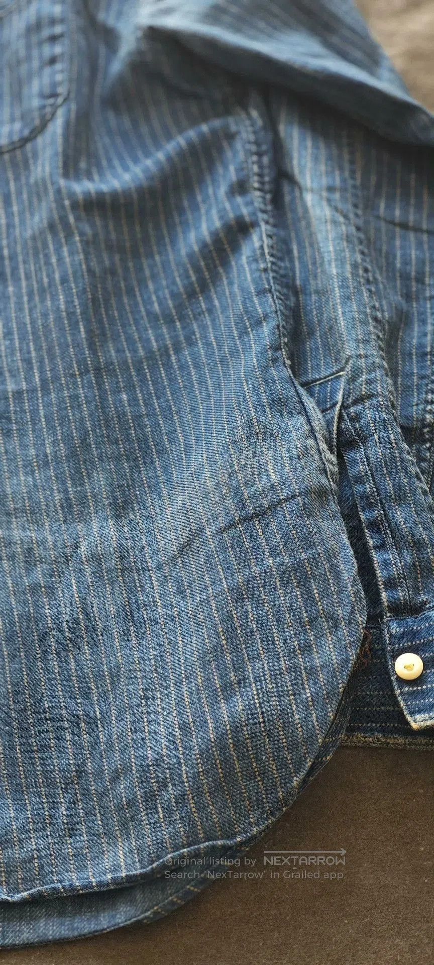 RRL Ralph Lauren RRL Ralph Lauren 2015 Blue Striped Shirt. Size US S / EU 44-46 / 1 - 6 Thumbnail