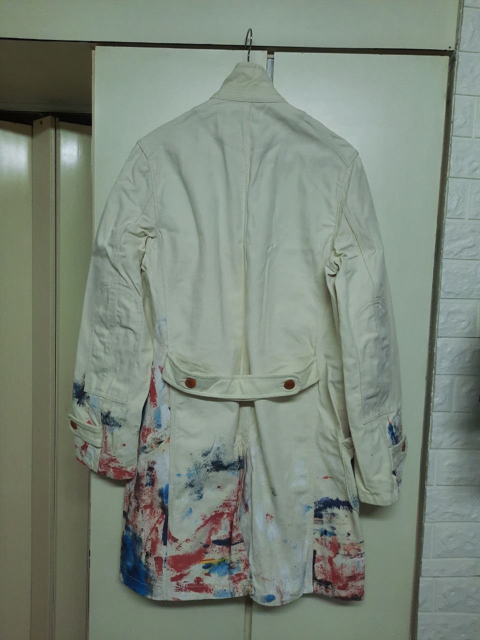 Junya Watanabe SS18 Runway Paint Splatter Coat Size US S / EU 44-46 / 1 - 2 Thumbnail