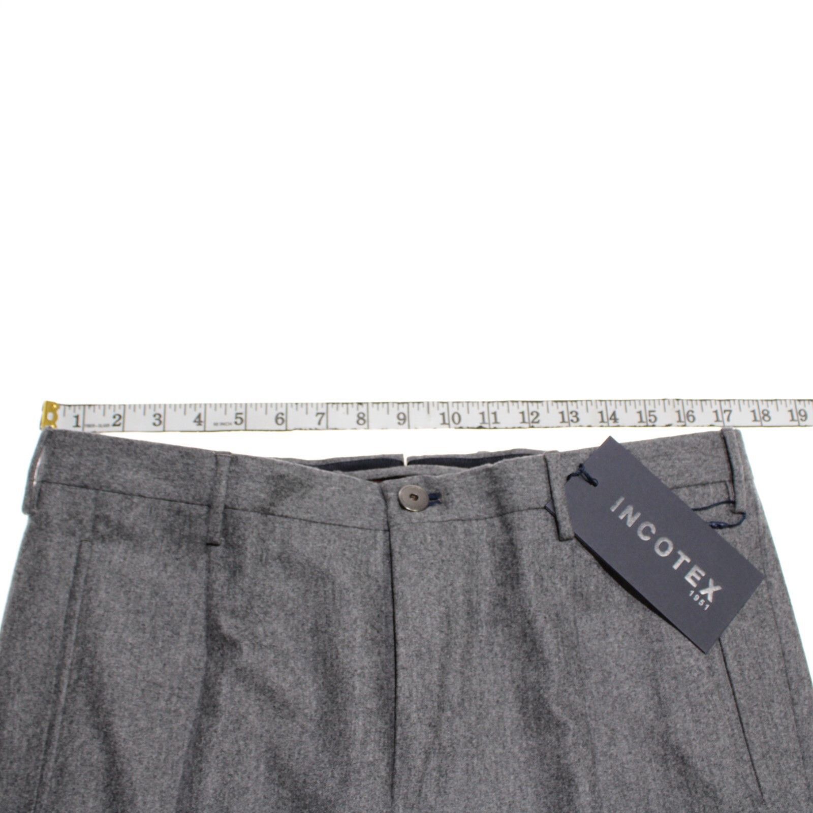 Incotex INCOTEX New with tags Dress Pants Size 34 US In Gray Size US 34 / EU 50 - 5 Thumbnail
