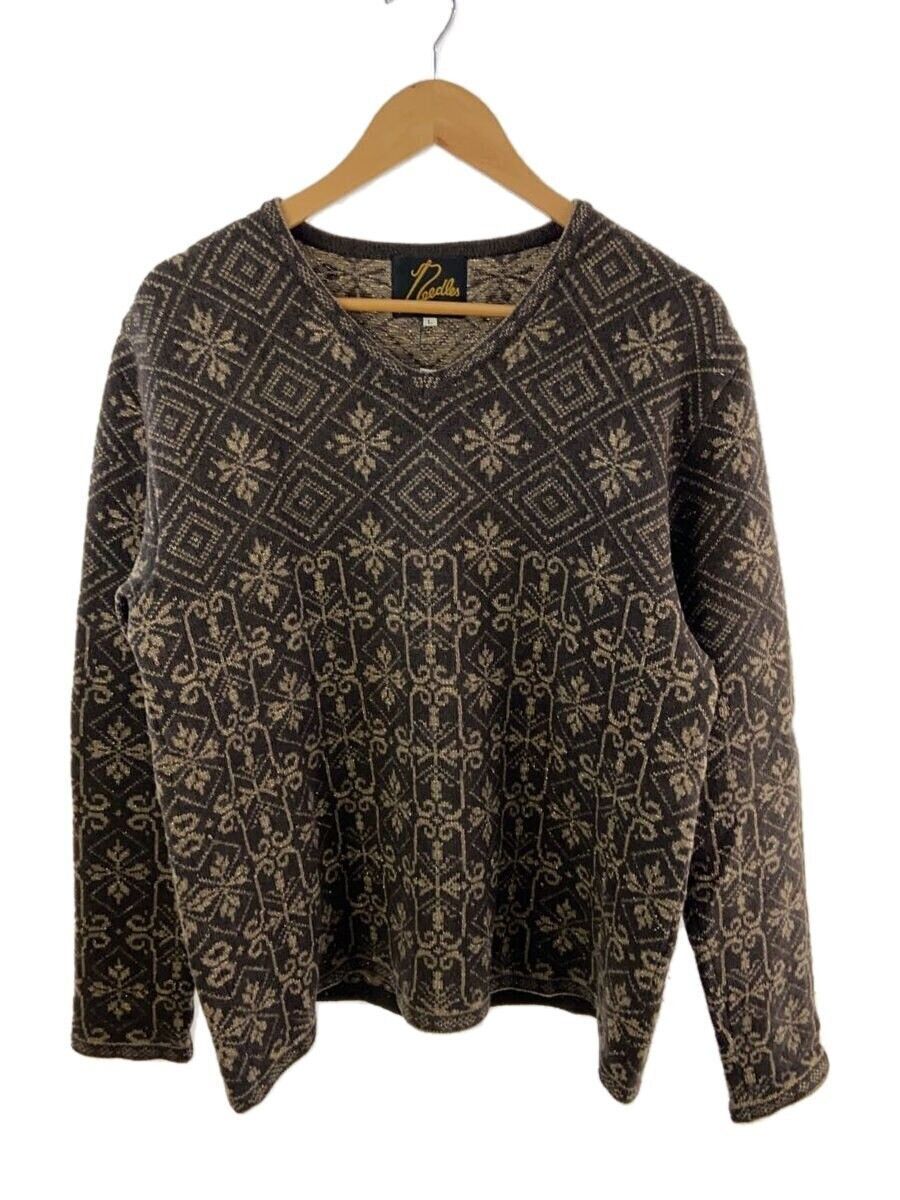 Needles Nordic Wool Knit Sweater Size US L / EU 52-54 / 3 - 1 Thumbnail
