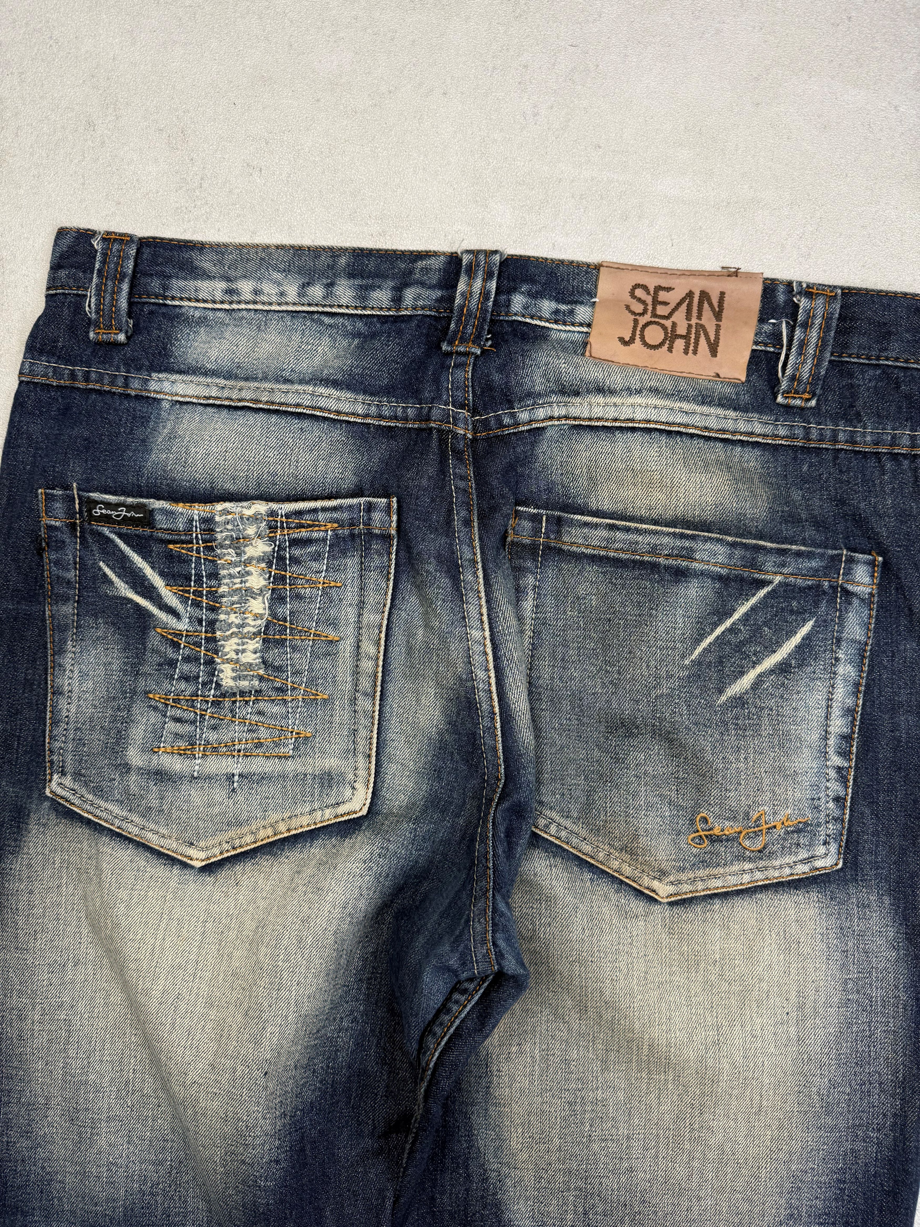 Sean John Sean John Y2K Distressed Denim Size US 34 / EU 50 - 8 Thumbnail
