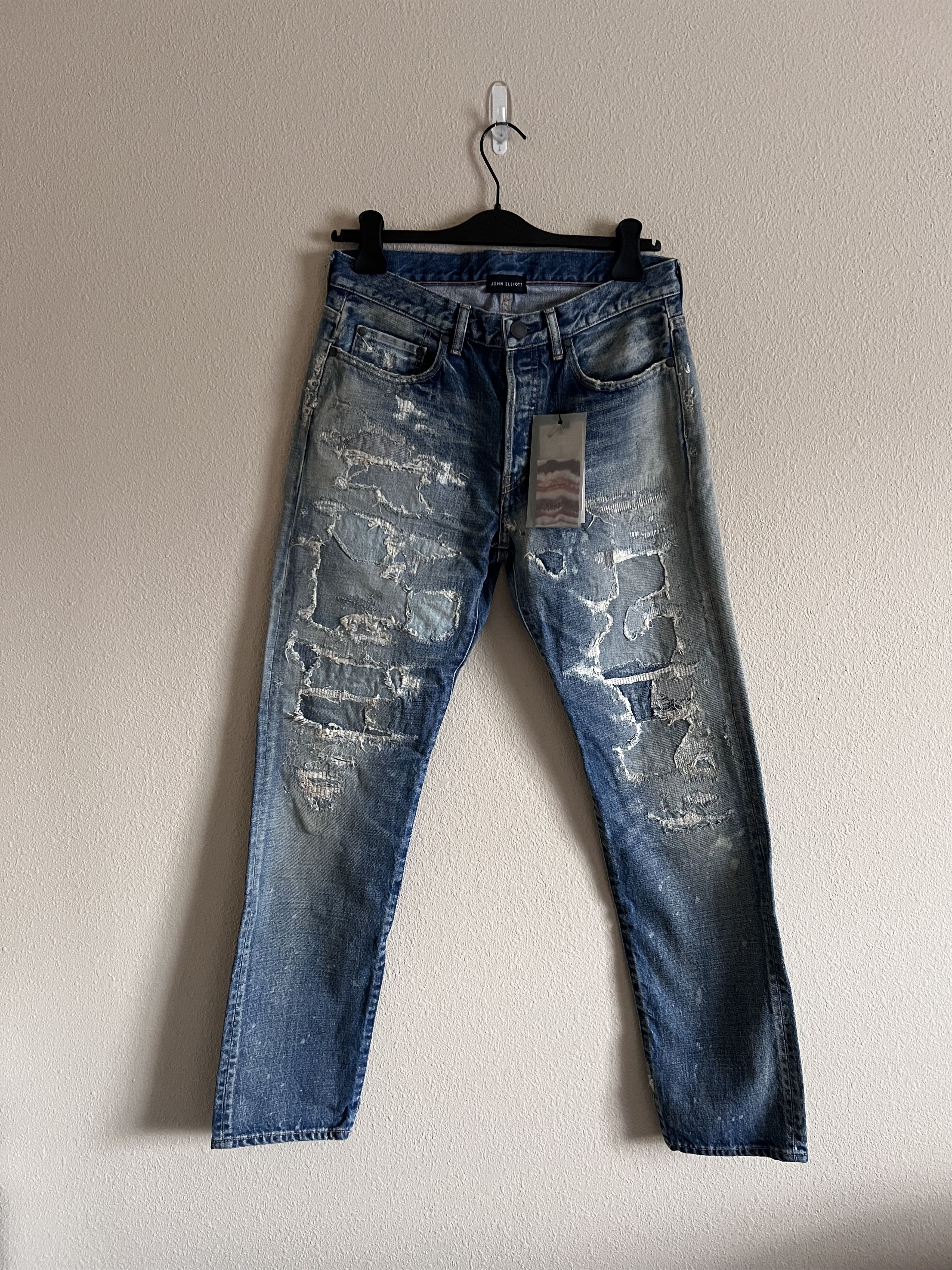 image of John Elliott The Daze 2 Seno Jeans In Blue, Men's (Size 30)