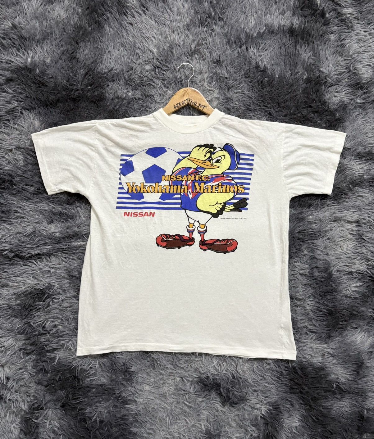 Vintage 🔥HOT🔥VINTAGE 90's NISSAN F.C YOKOHAMA MARINOS FOOTBALL CLUB Size US L / EU 52-54 / 3 - 1 Thumbnail