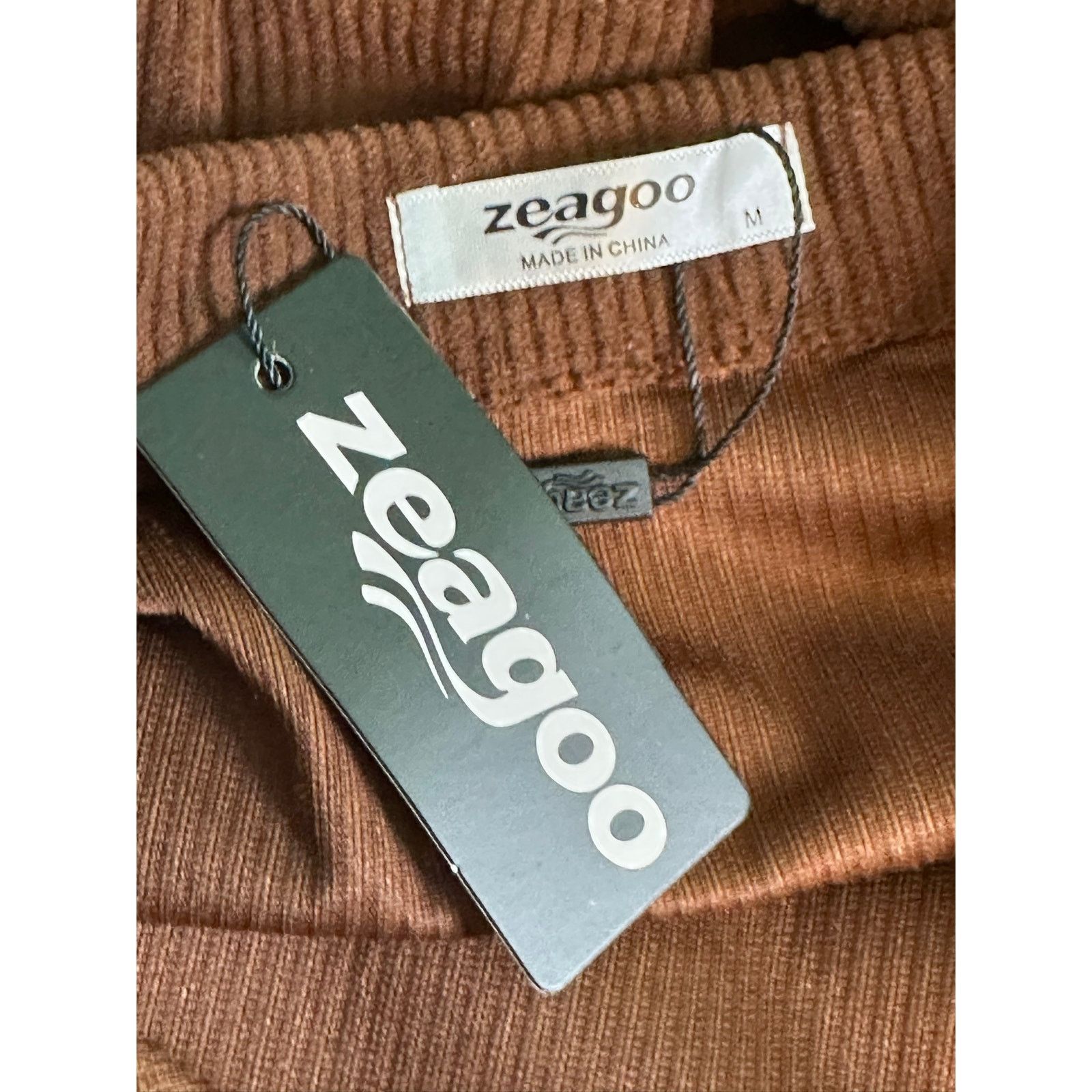 Zeagoo Zeagoo corduroy long sleeves button shacket size Medium Size M / US 6-8 / IT 42-44 - 3 Thumbnail