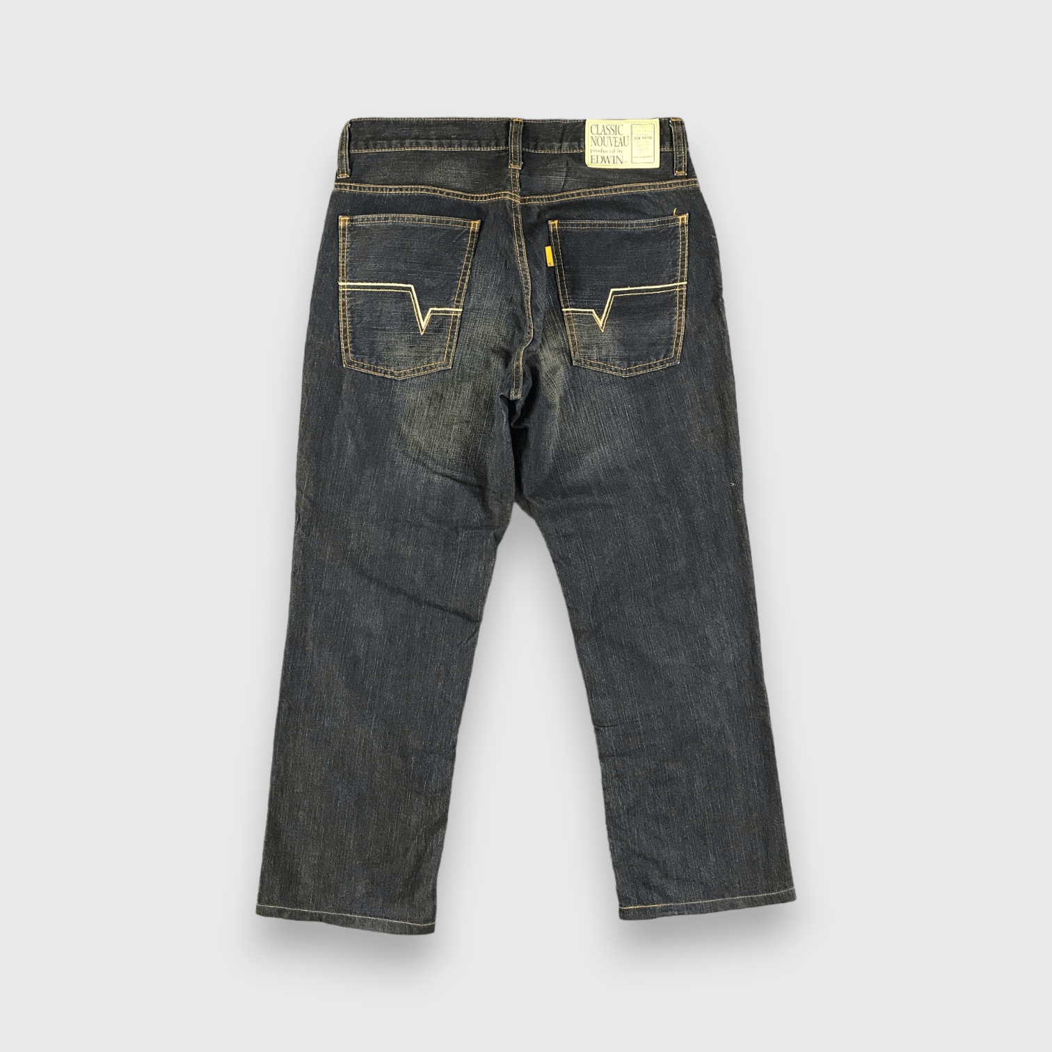 Edwin × Japanese Brand × Vintage Vintage Edwin Jeans Rusty Blue Denim -J2803 Size US 34 / EU 50 - 2 Thumbnail