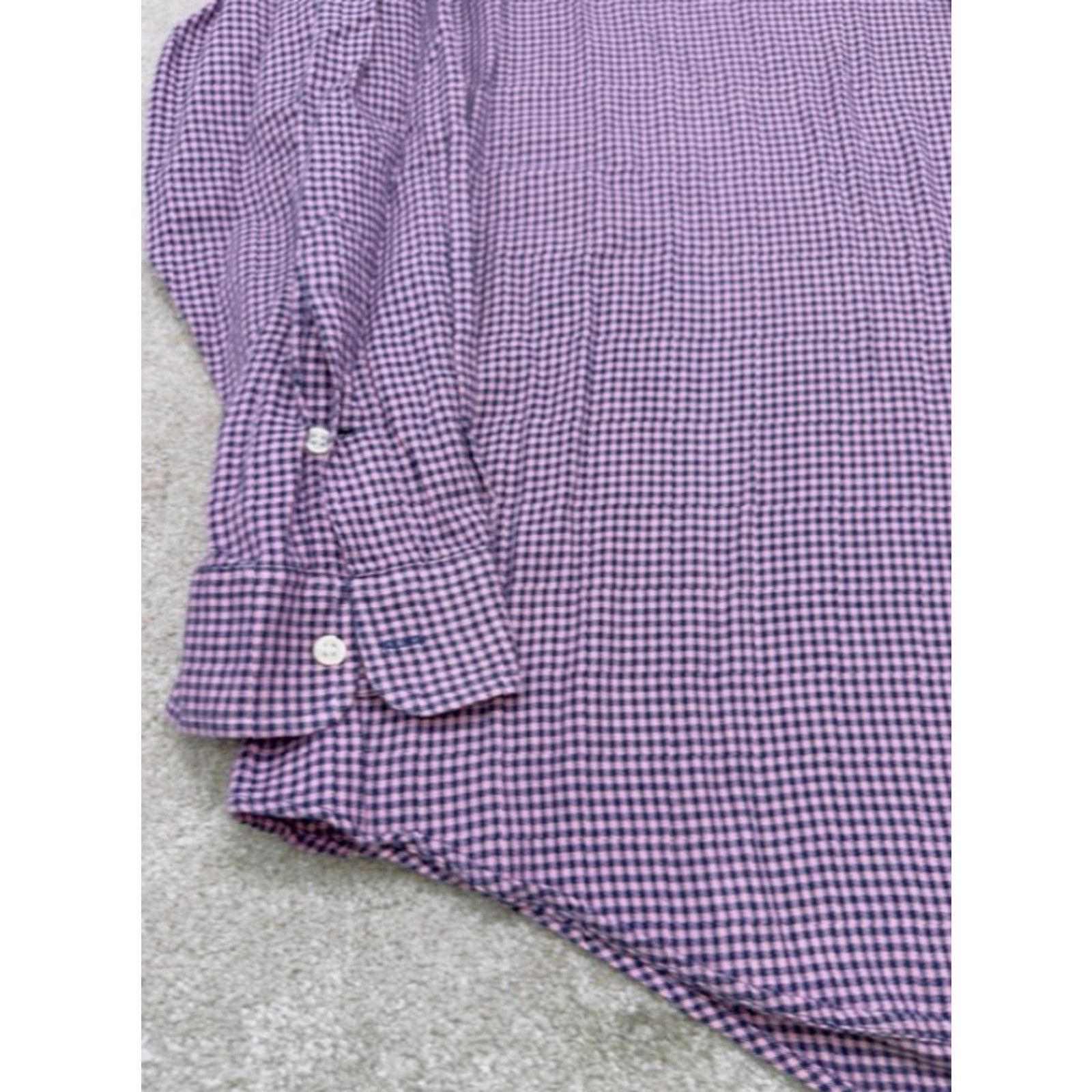 Ralph Lauren Ralph Lauren Blake Flannel Shirt Mens 2XL Long Sleeve Button Up Purple Check Size US XXL / EU 58 / 5 - 2 Thumbnail