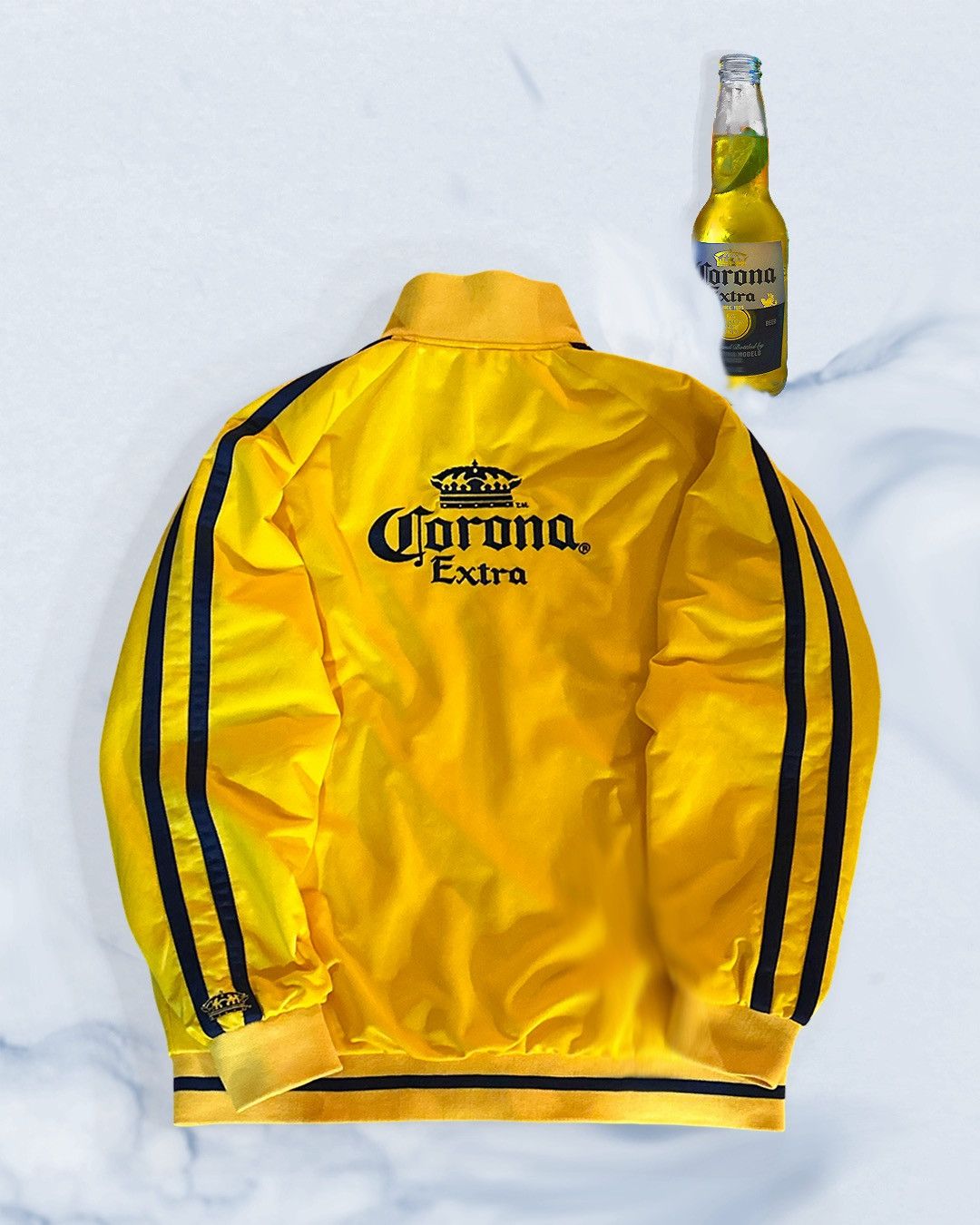 Other Late 90s/Y2K Corona Calhoun Sportswear Yellow & Navy Jacket Size US L / EU 52-54 / 3 - 1 Thumbnail