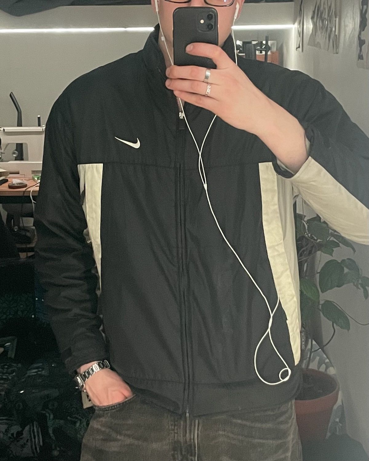 Nike Vintage gorpcore Nike "Vertical Spellout" coat – 90’s Size US M / EU 48-50 / 2 - 2 Thumbnail