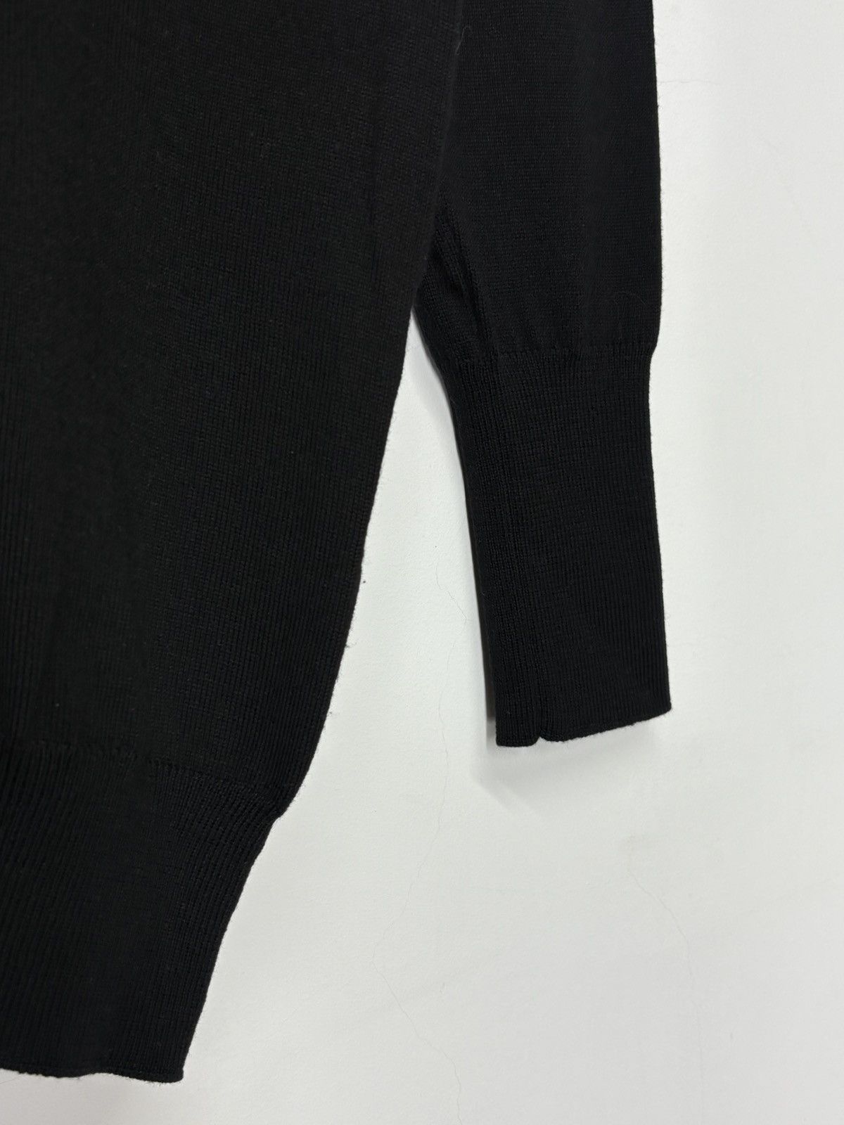 Versace Versace Collection Back Medusa Knitted Sweater Black V-Neck Size US S / EU 44-46 / 1 - 8 Thumbnail