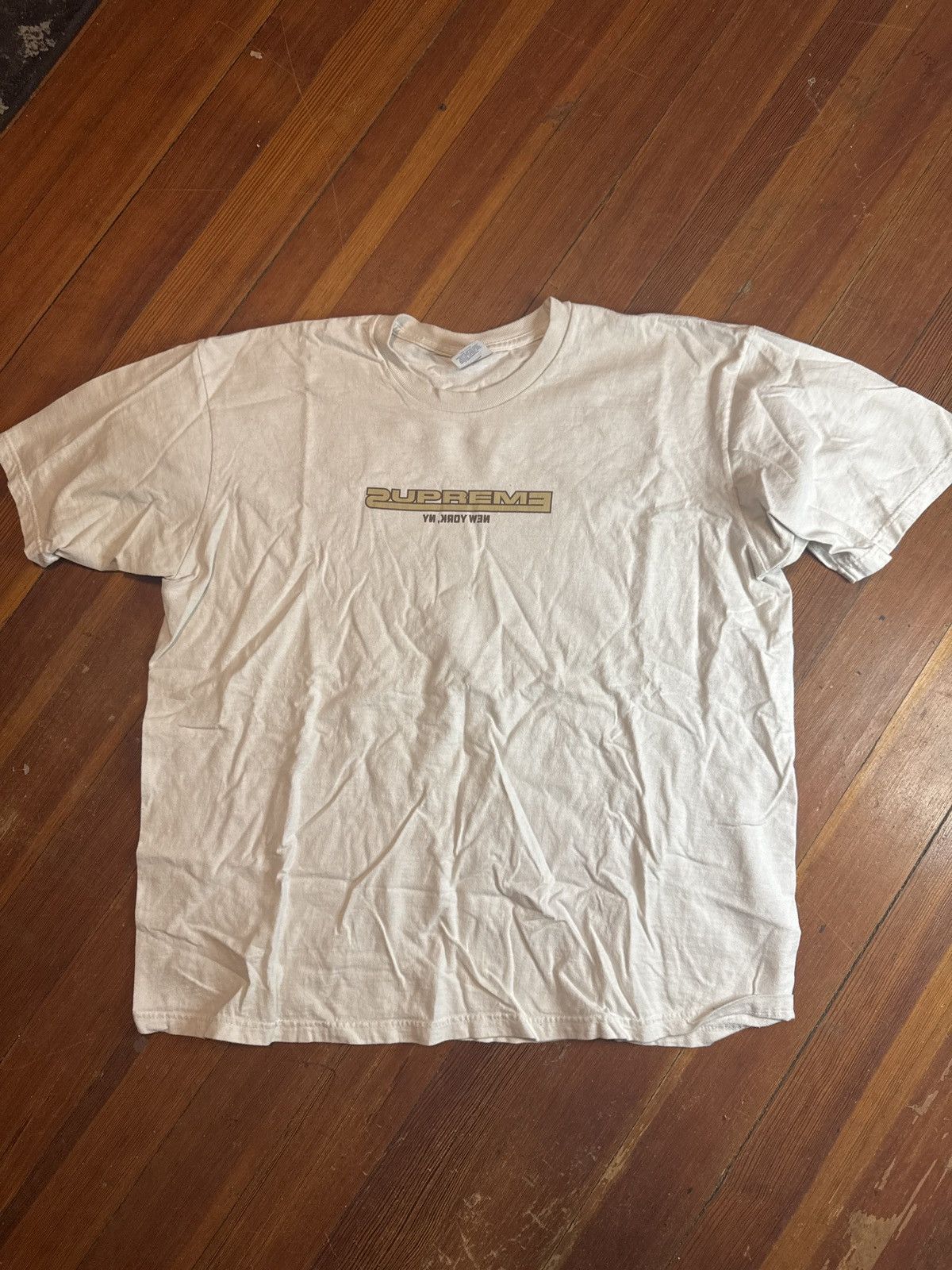Supreme Supreme NY tee Size US XL / EU 56 / 4 - 2 Thumbnail