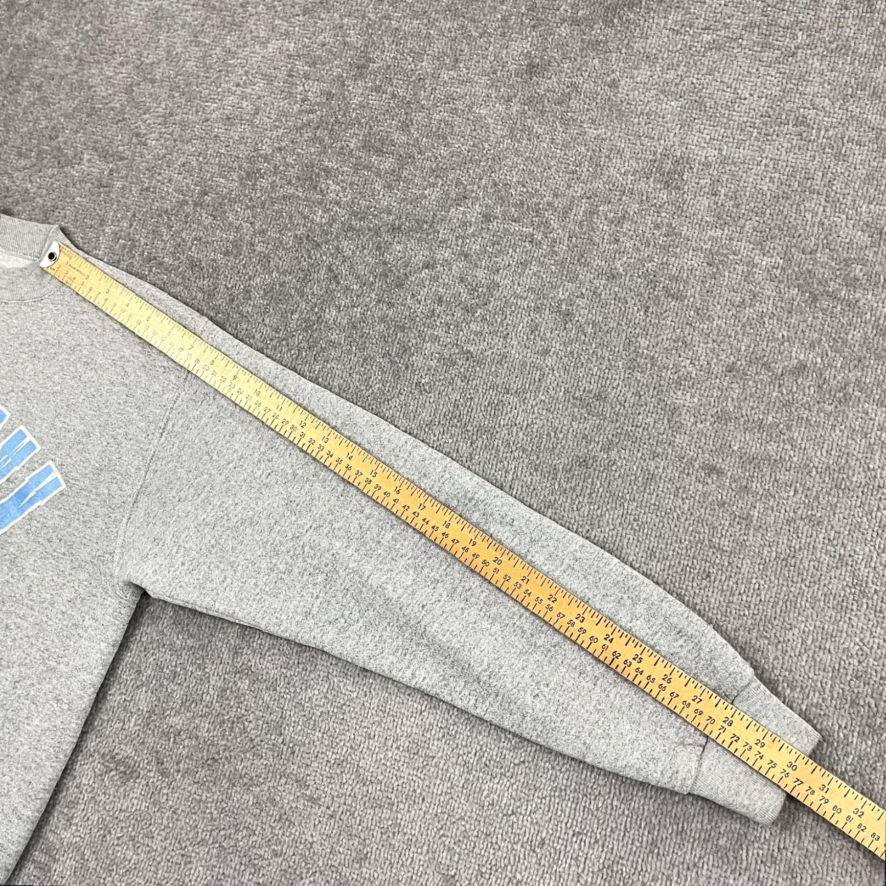 Soffe VTG Georgetown University Sweatshirt Grey Graphic Crew Pullover M/L Soffe Regular Adult Mens 90s University School Graphic Print Multi-Season Size US L / EU 52-54 / 3 - 7 Thumbnail