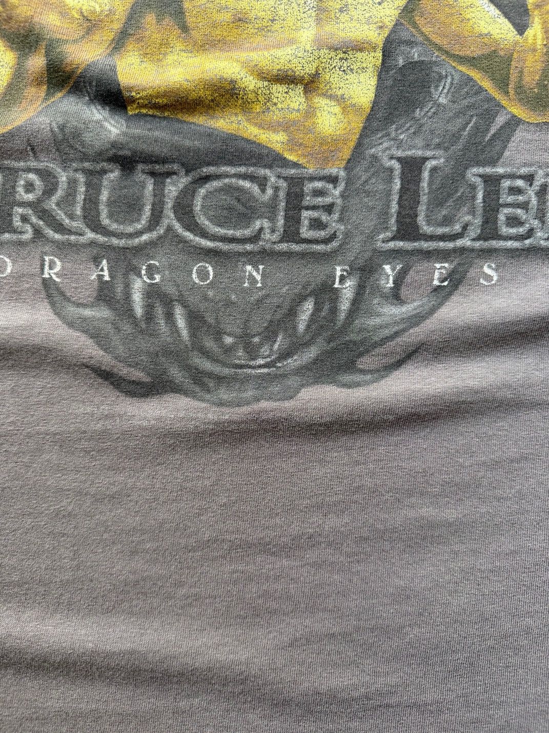Vintage Vintage 90s Bruce Lee Dragon Eyes Tee XL Size US XL / EU 56 / 4 - 4 Thumbnail