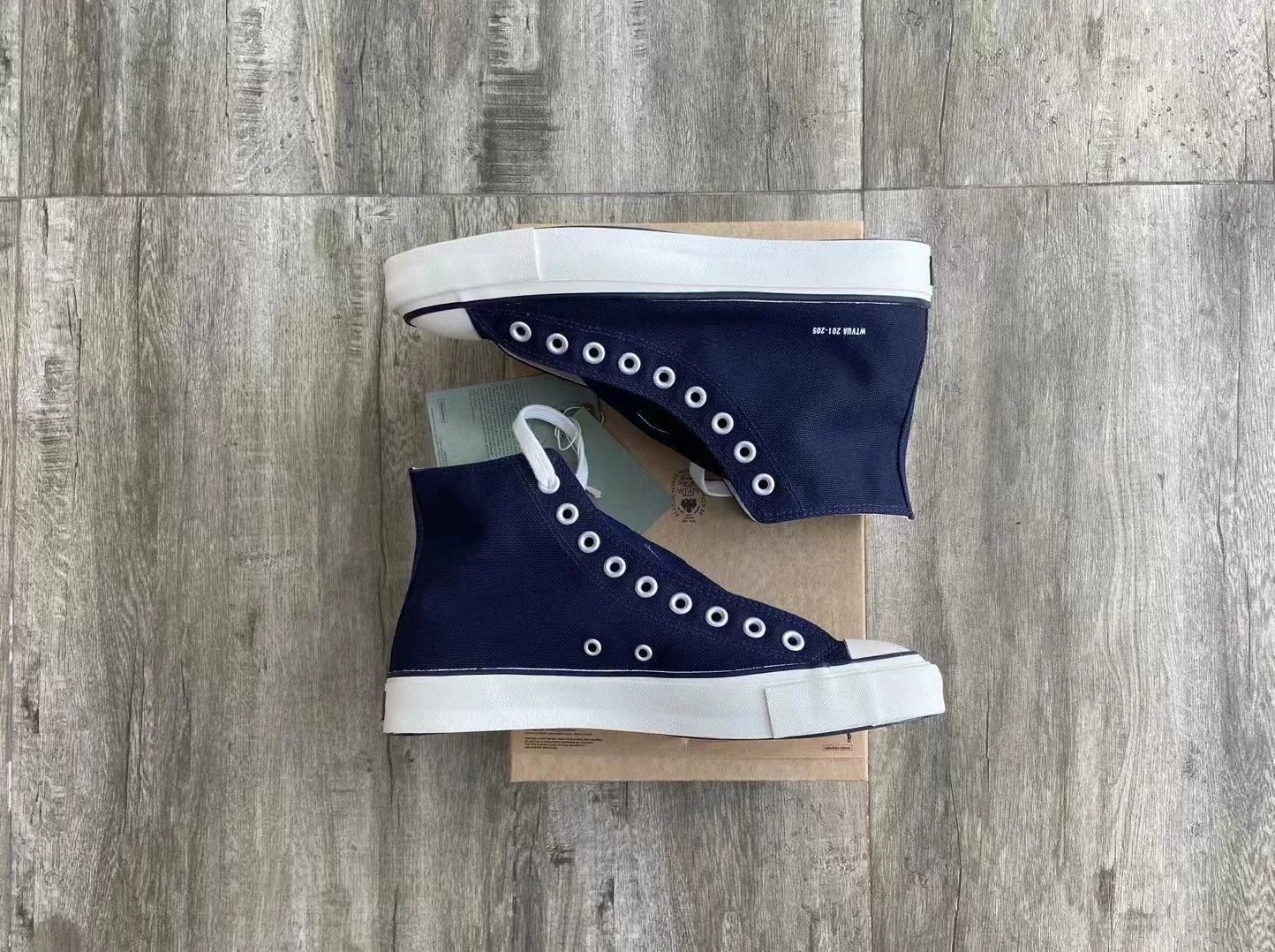 Wtaps WTAPS Canvas SNE 02 High Top Sneakers Size US 9 / EU 42 - 4 Thumbnail
