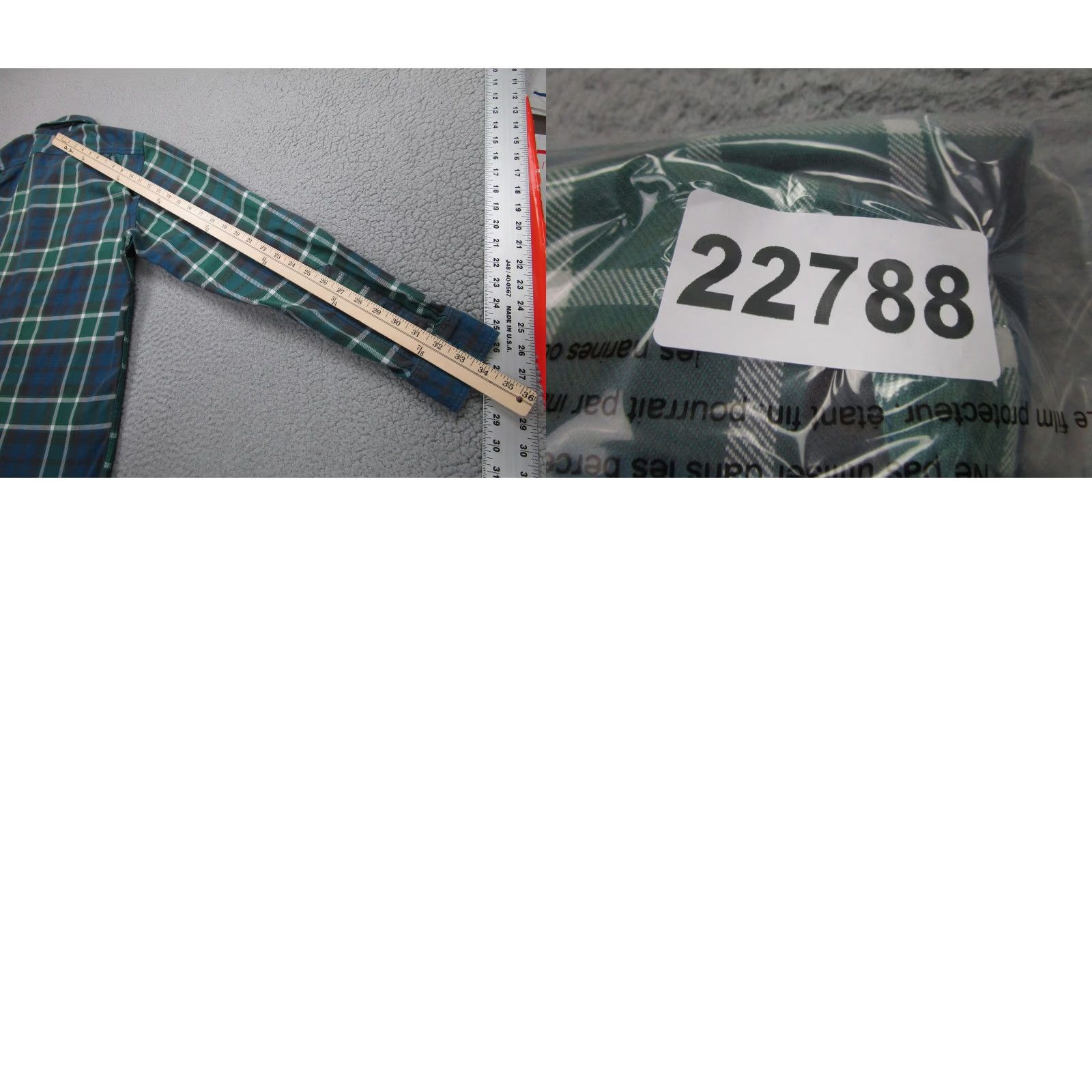 J.Crew J.CREW Shirt Mens Medium Green Blue Plaid Flannel Long Sleeve Button Up Casual Size US M / EU 48-50 / 2 - 8 Thumbnail