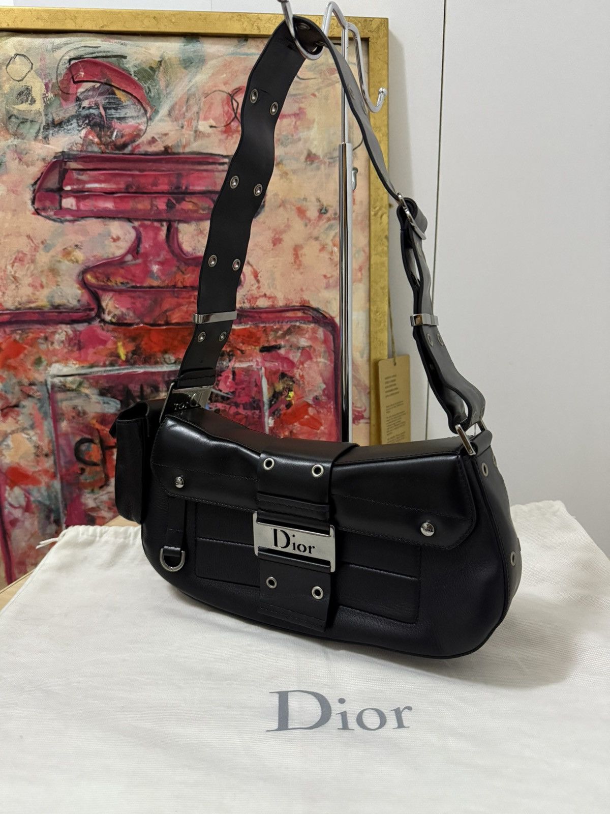 Dior 2002 Dior Street Chic colombus Black shoulder bag Size ONE SIZE - 2 Thumbnail