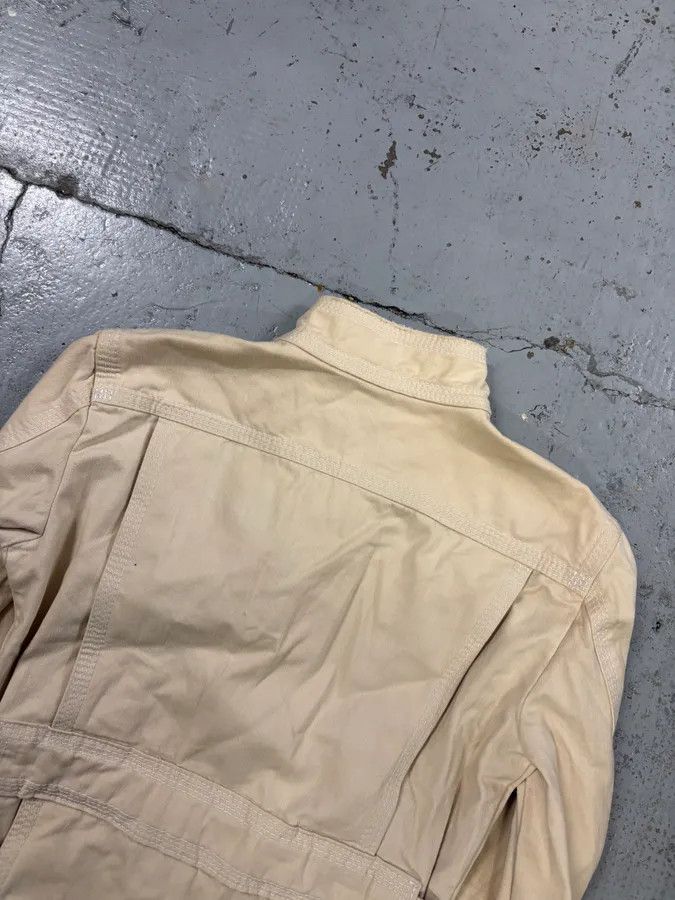 Dsquared2 SS2005 Dsquared2 Cream Cotton Multi-Pocket Cargo Jacket Size US S / EU 44-46 / 1 - 6 Thumbnail