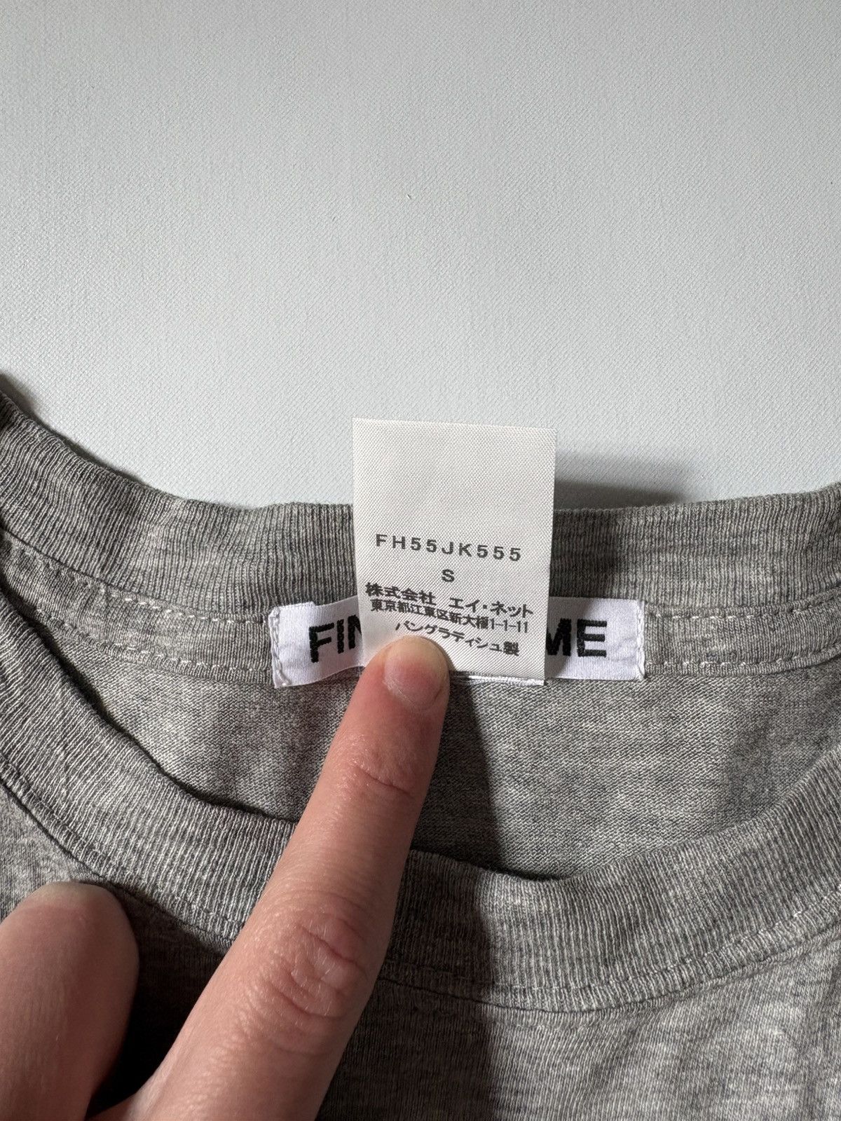 Final Home Final Home Gray Survival Tee Size US S / EU 44-46 / 1 - 3 Thumbnail