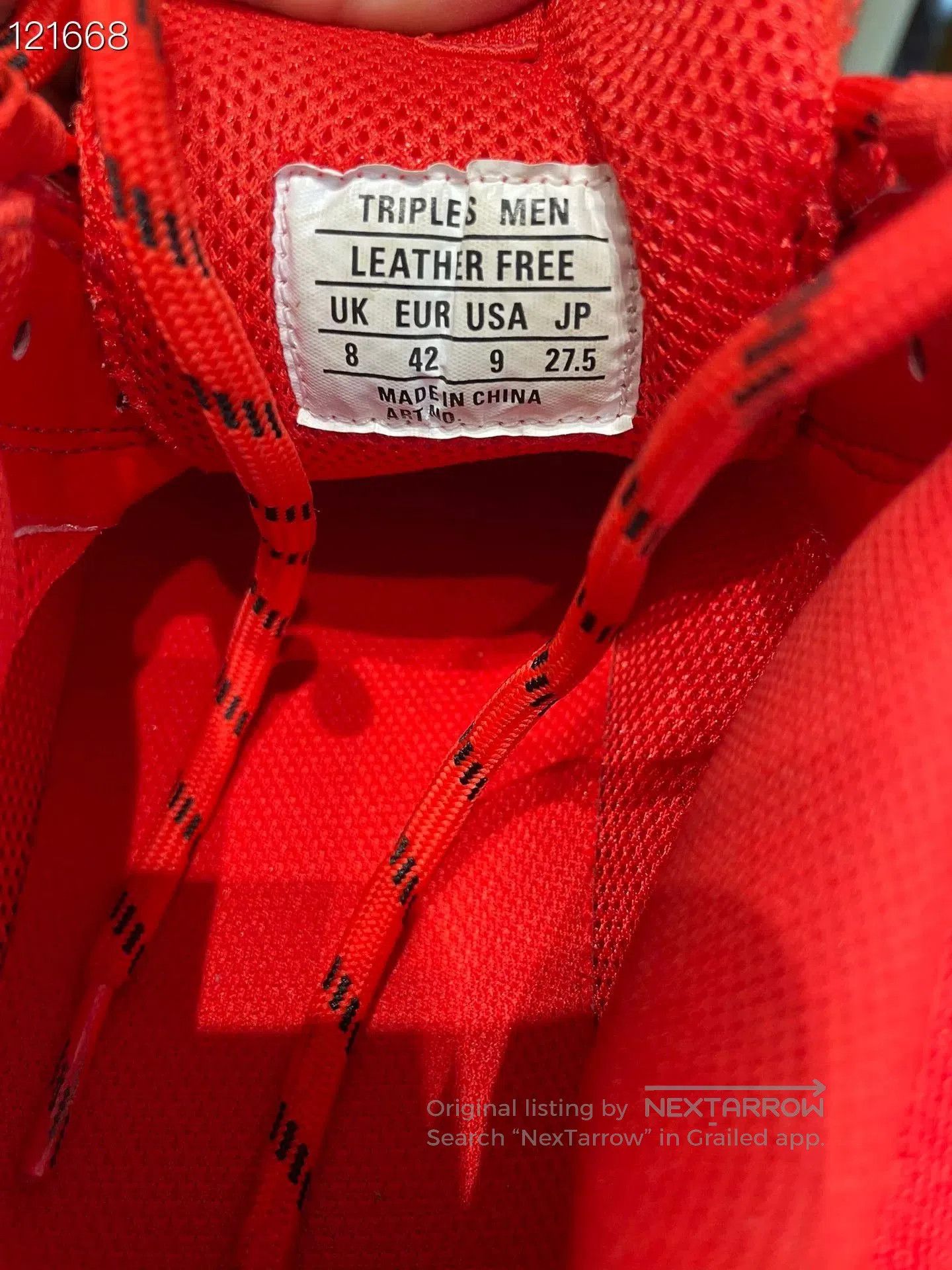 Balenciaga Balenciaga 080408M Red Dad Shoes Size 42. Size US 9 / EU 42 - 5 Thumbnail