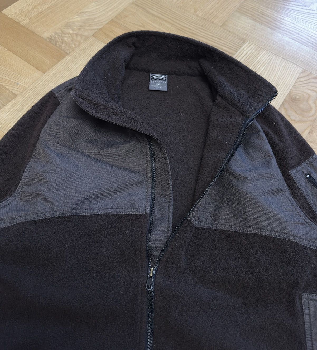 Oakley ☠️OAKLEY Software 2000s Vintage Brown Fleece Sherpa Jacket Size US M / EU 48-50 / 2 - 7 Thumbnail