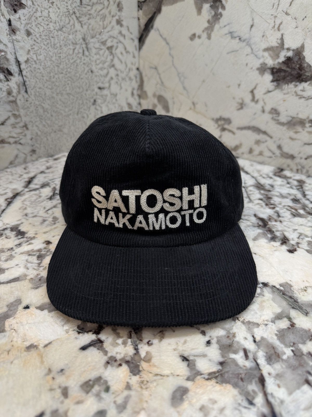 Satoshi Nakamoto Satoshi Nakamoto Chainstitch Logo Hat Corduroy Size ONE SIZE - 1 Thumbnail