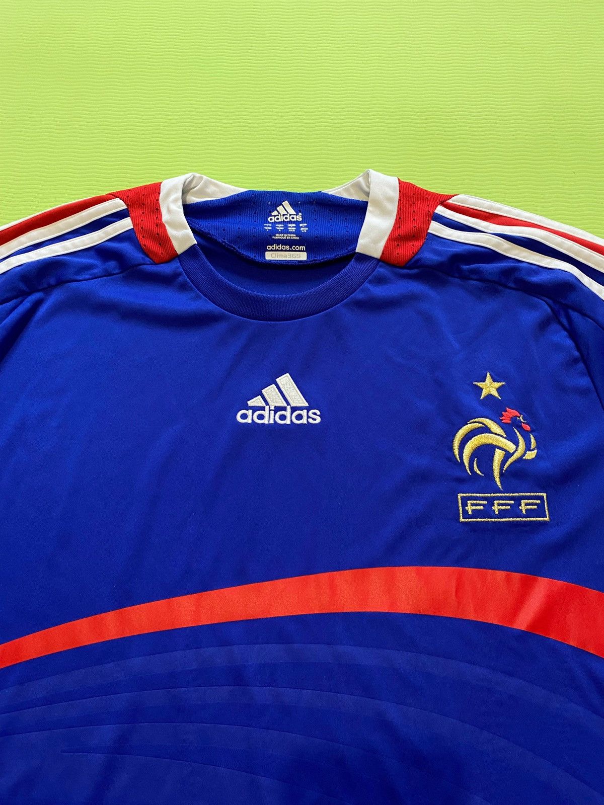 Adidas France National Football Team 2008 Adidas Climacool Jersey Size US L / EU 52-54 / 3 - 4 Thumbnail