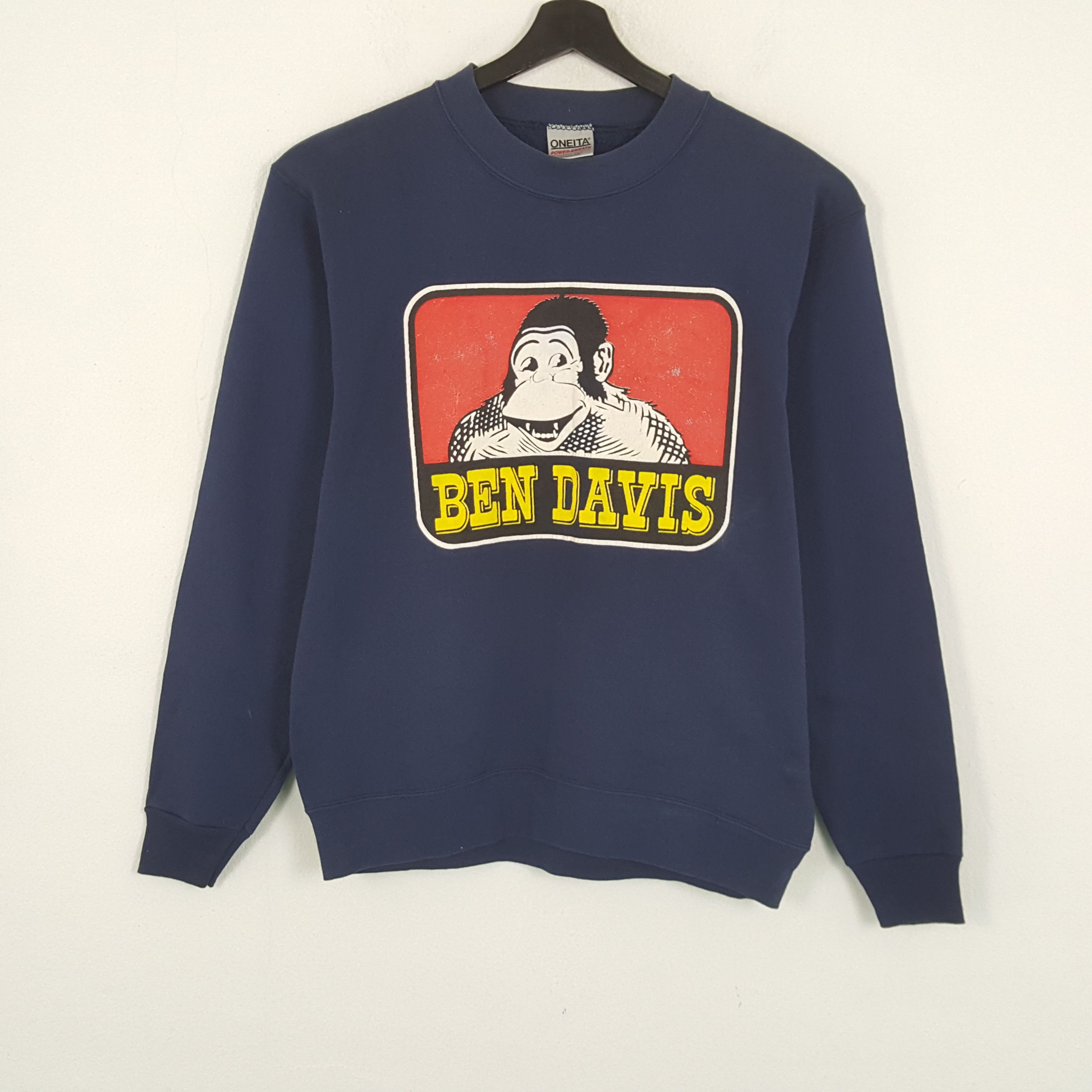 Ben Davis × Vintage BEN DAVIS Big Logo Design Vintage Sweatshirt Size US M / EU 48-50 / 2 - 1 Thumbnail